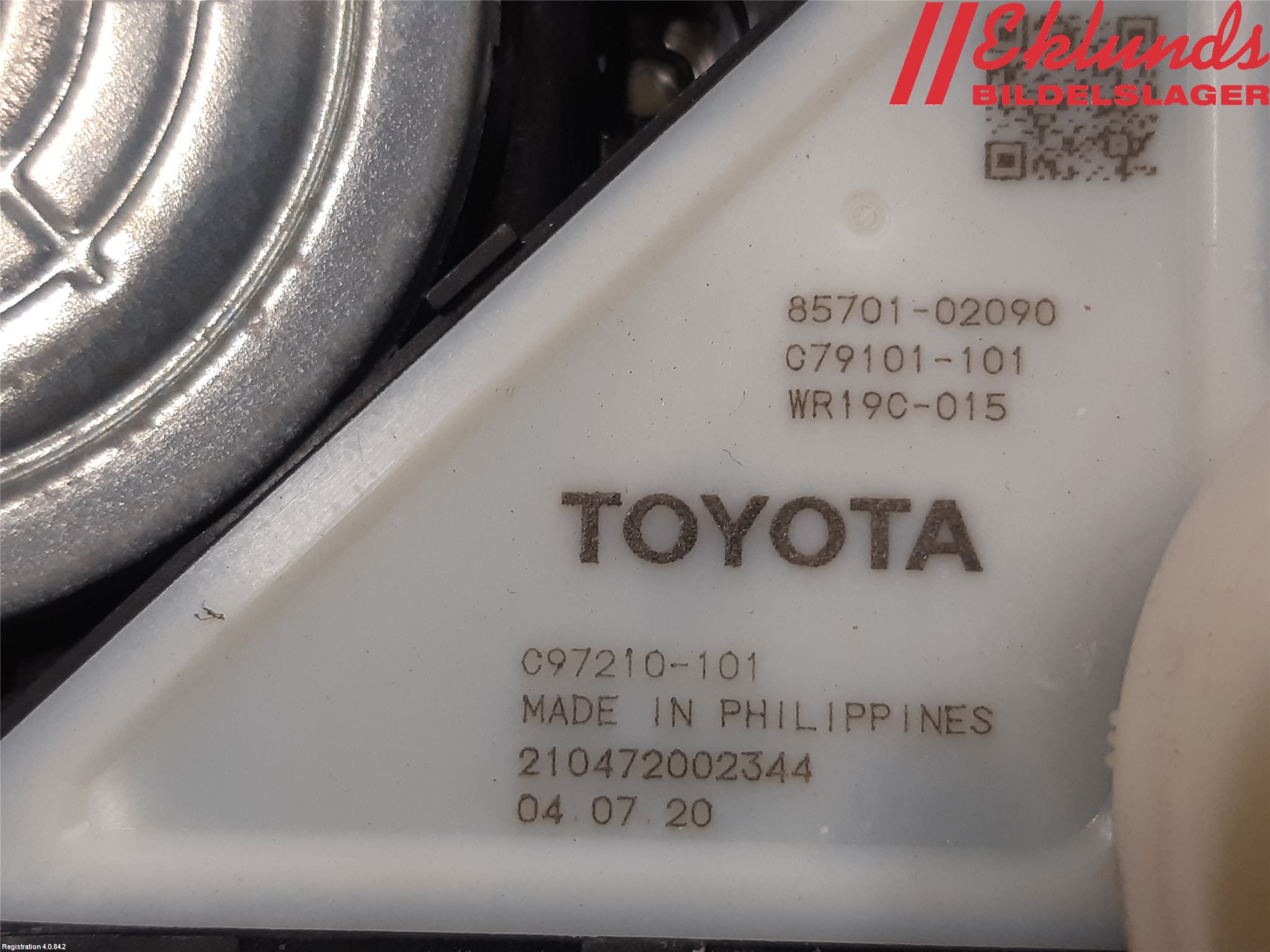 Toyota COROLLA 19- Fönsterhiss El Kompl