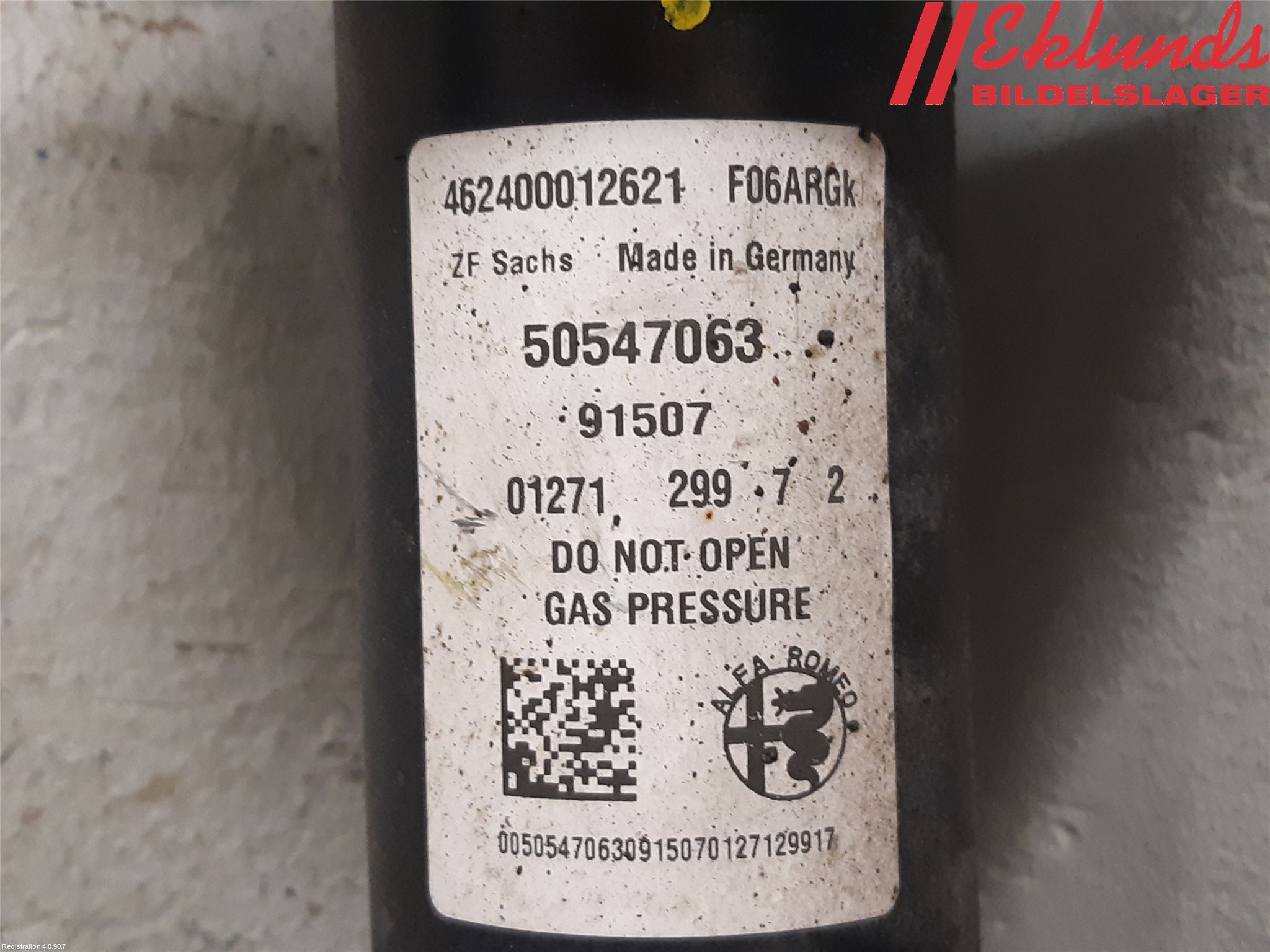 Alfa GIULIA Fjäderben Fram Vänster