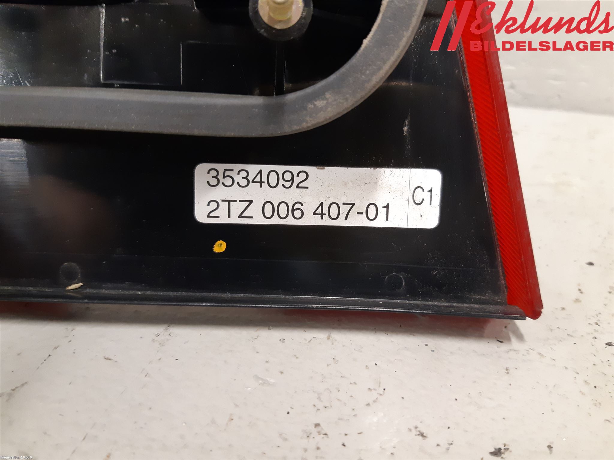 Volvo 940 91-98 Bakljus Lucka Vä