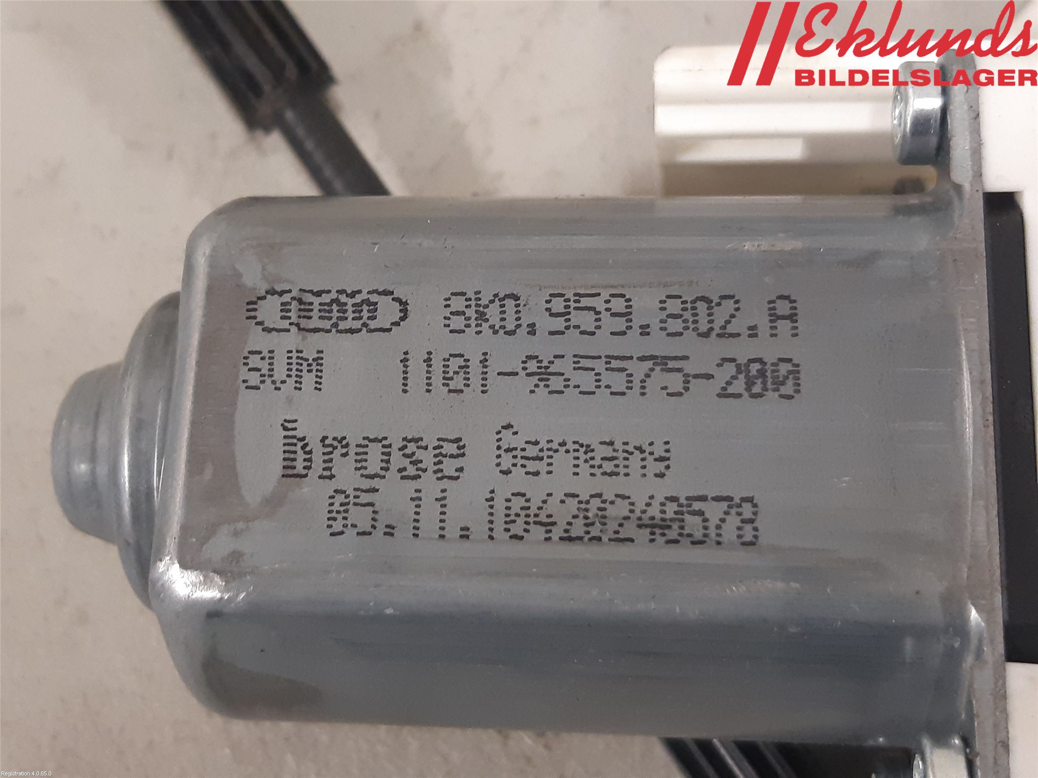 Audi A4/S4 08-11 Fönsterhiss El Kompl