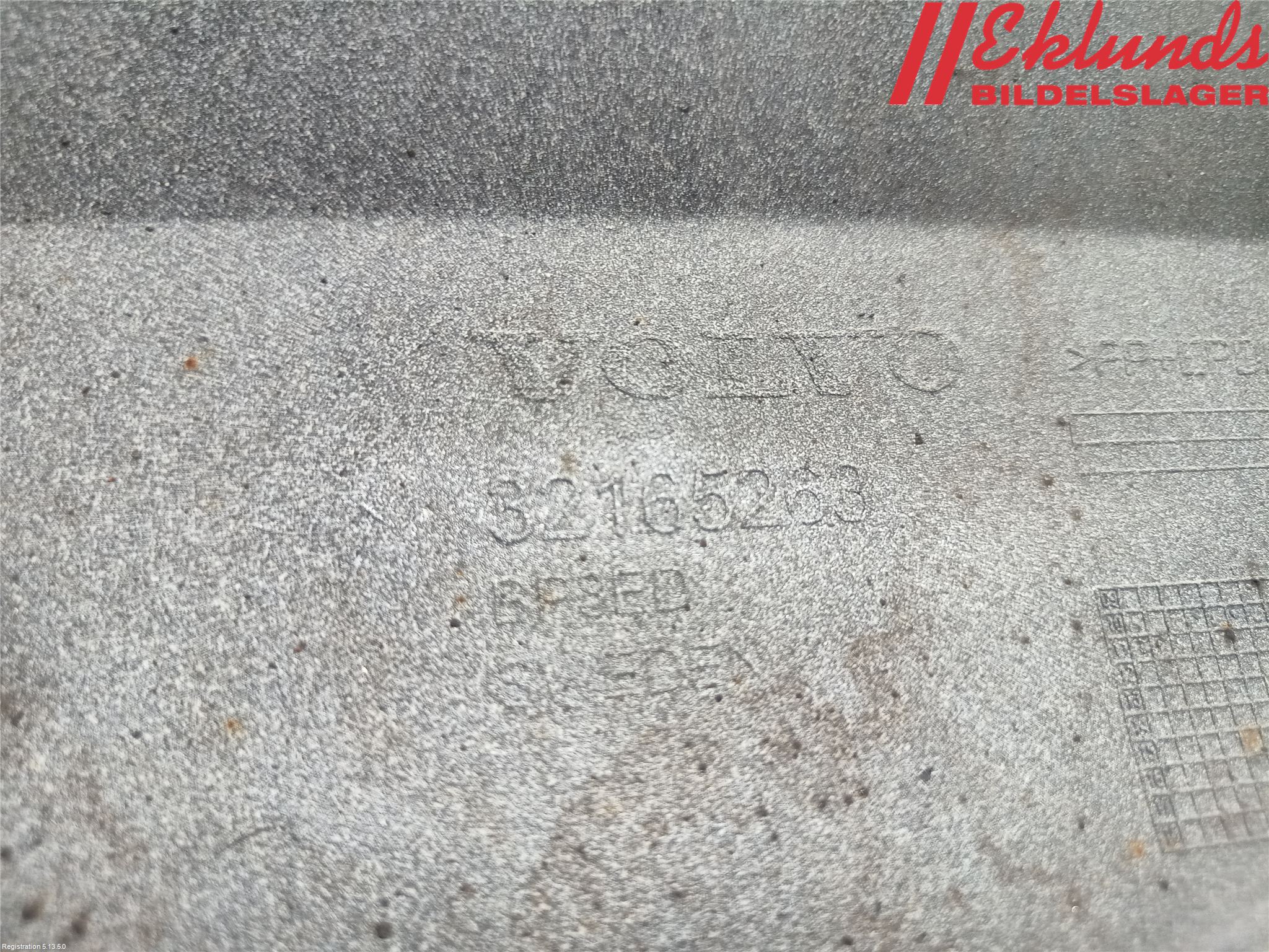 Volvo V60 11-13 Stötfångarbeklädnad Bak