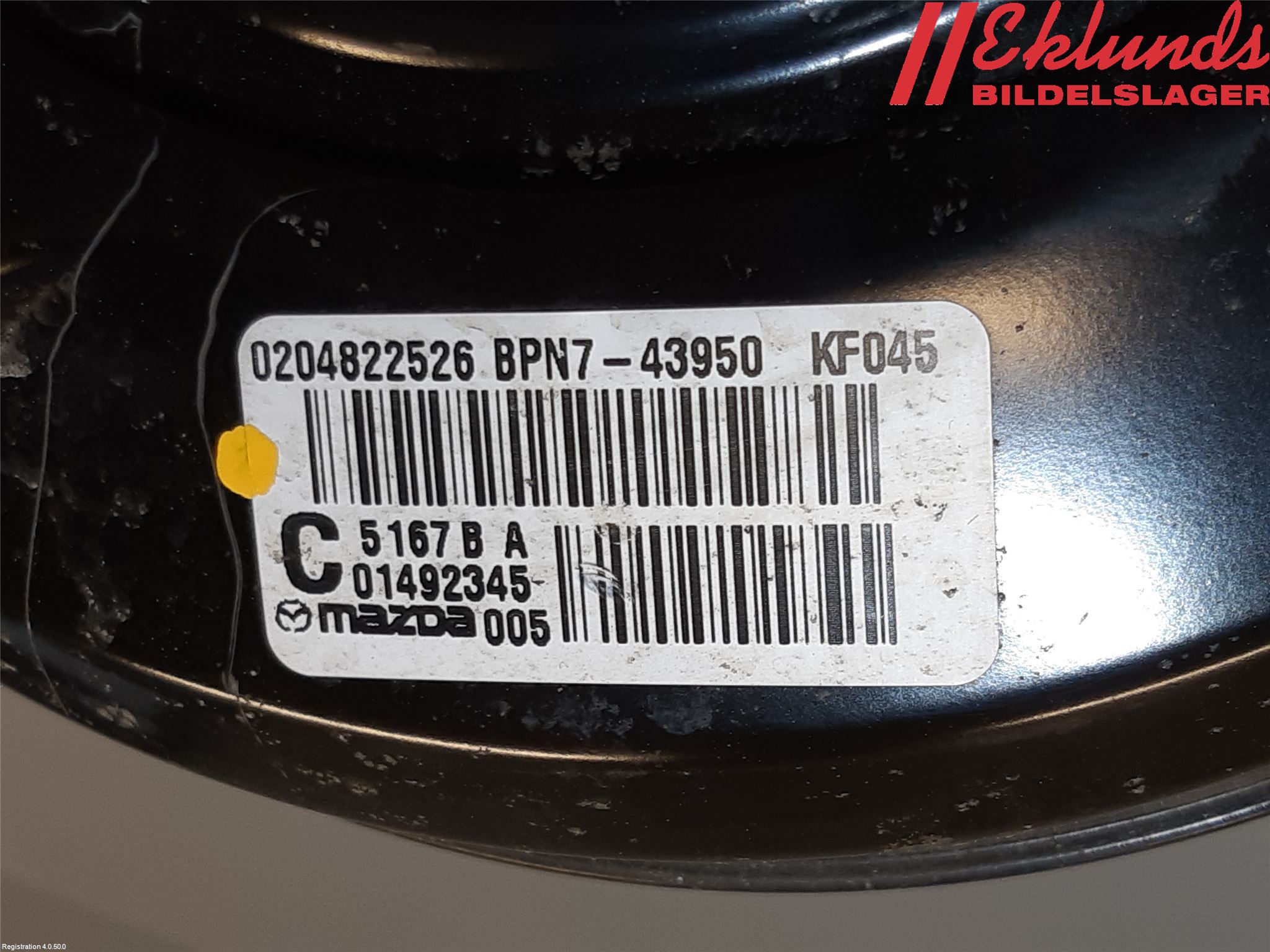 Mazda 3 III 14-19 Bromsservo