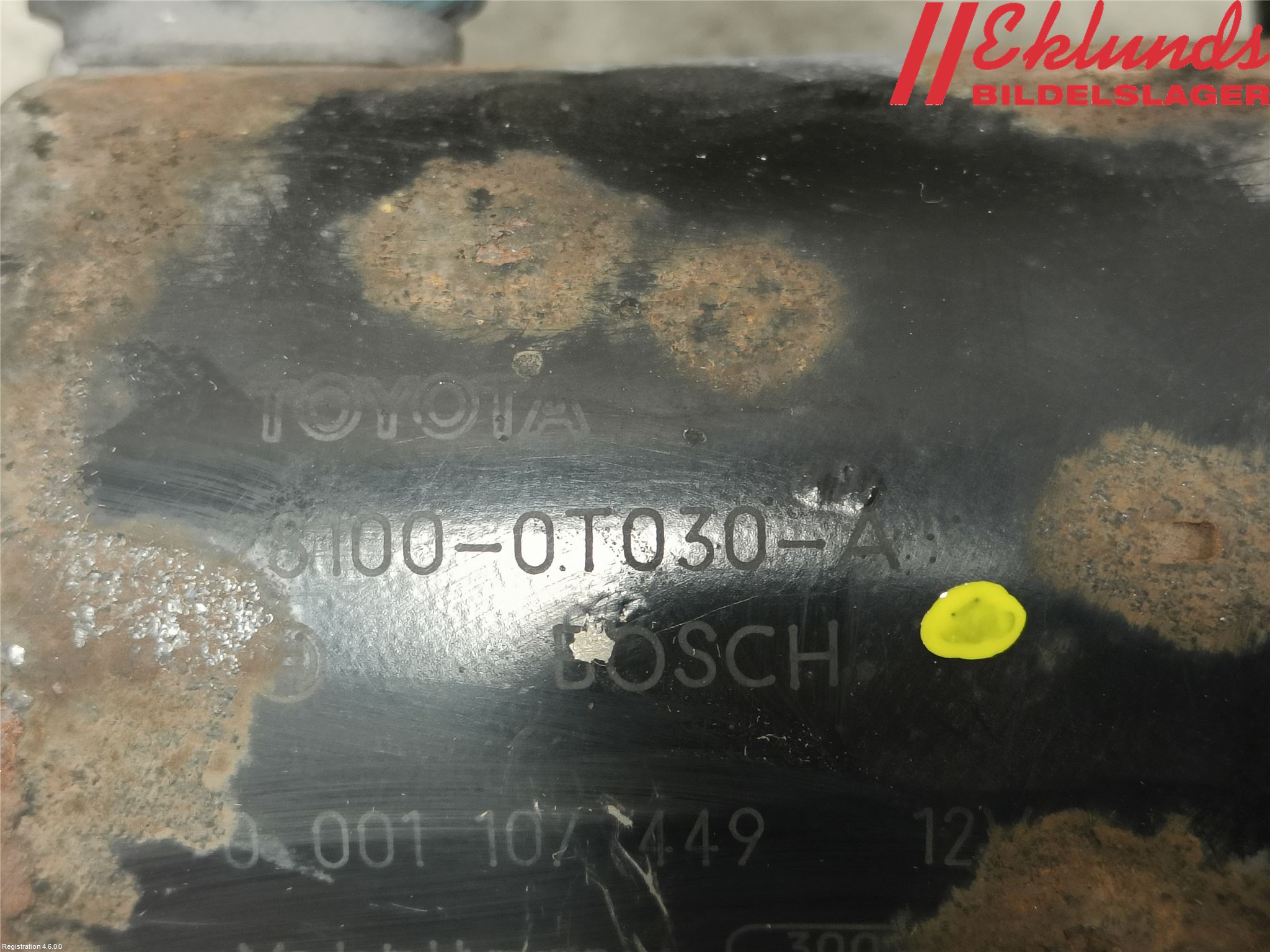 Toyota AURIS 07-09 Startmotor