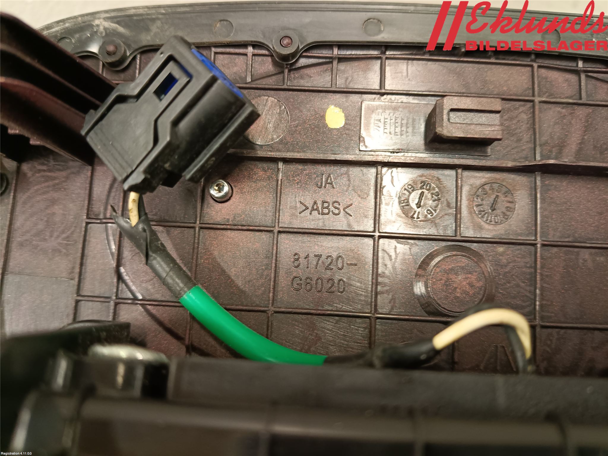 Kia PICANTO 17- Bakluckehandtag