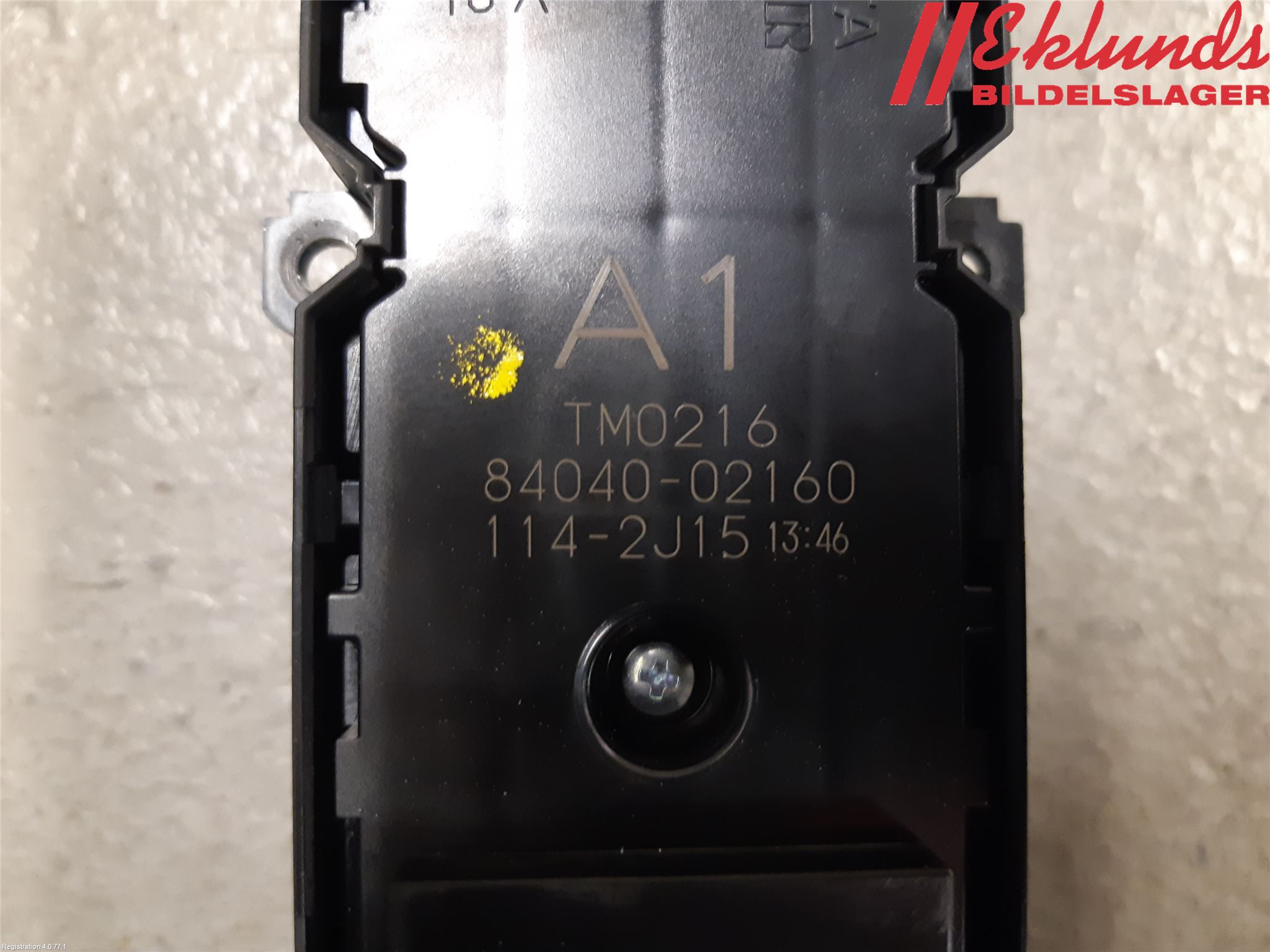 Toyota COROLLA 19- Strömställare Elhiss