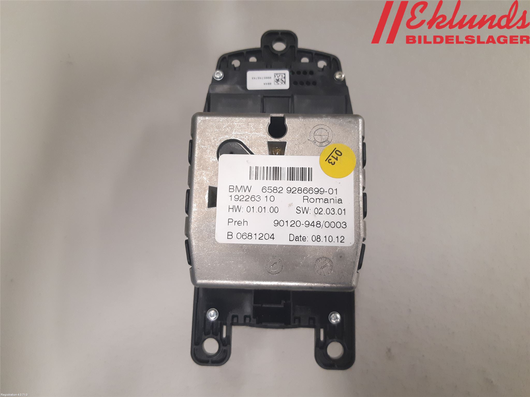 BMW 5 F10/F11/F18 09-17 Strömställare Multifunktion