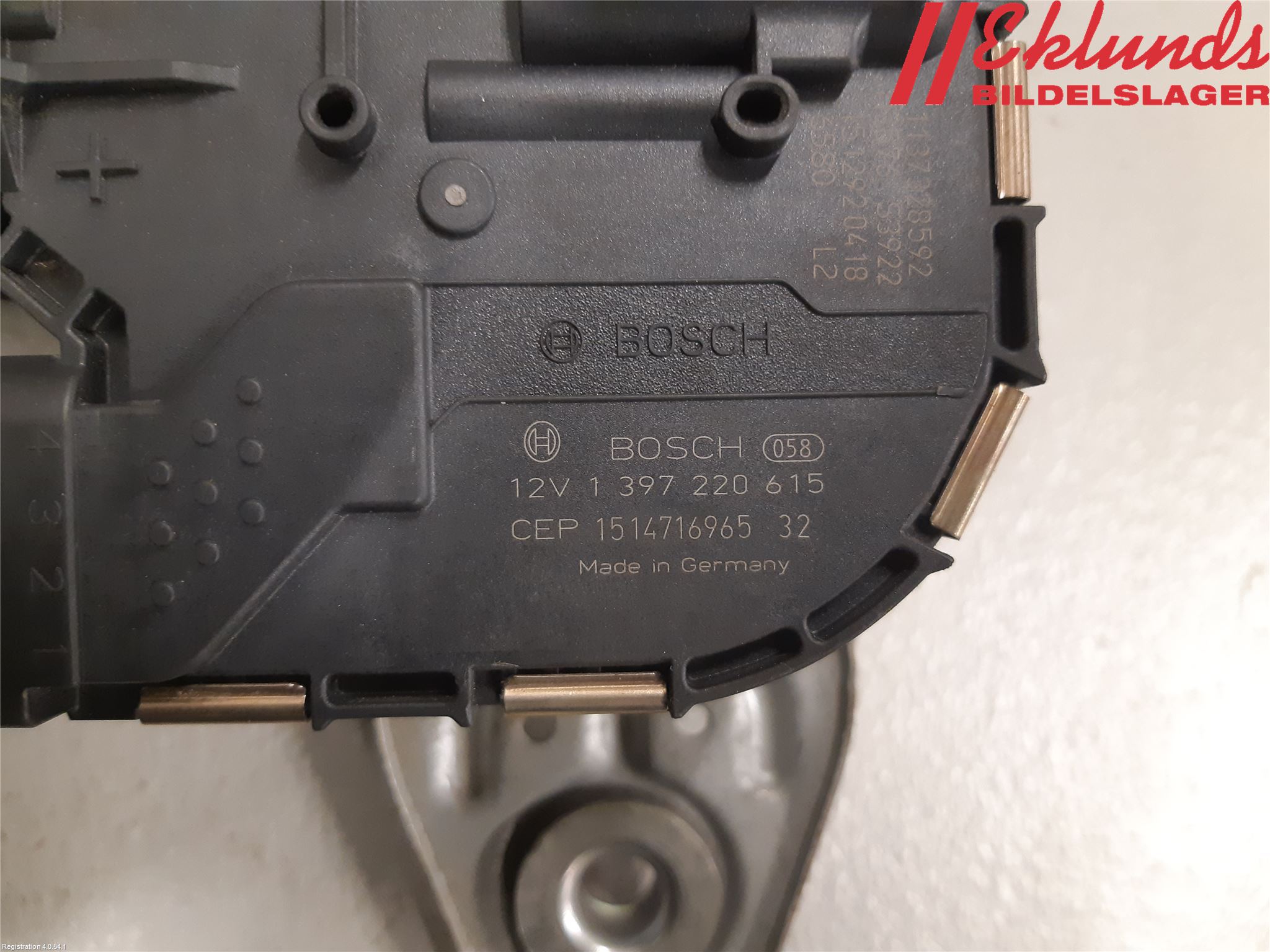 Audi Q3 8U 12-18 Torkarmotor Vindruta