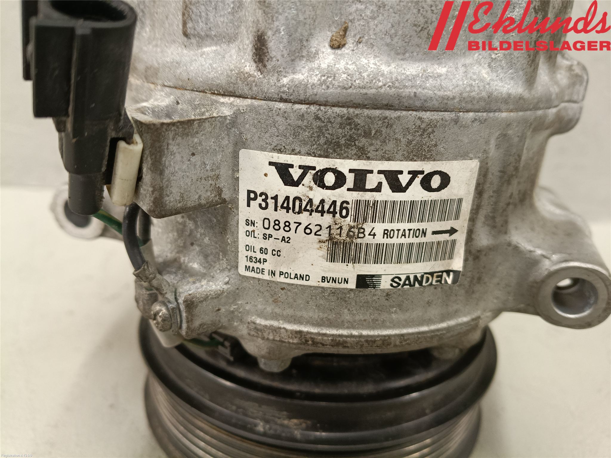 Volvo S60 14-18 Ac Kompressor