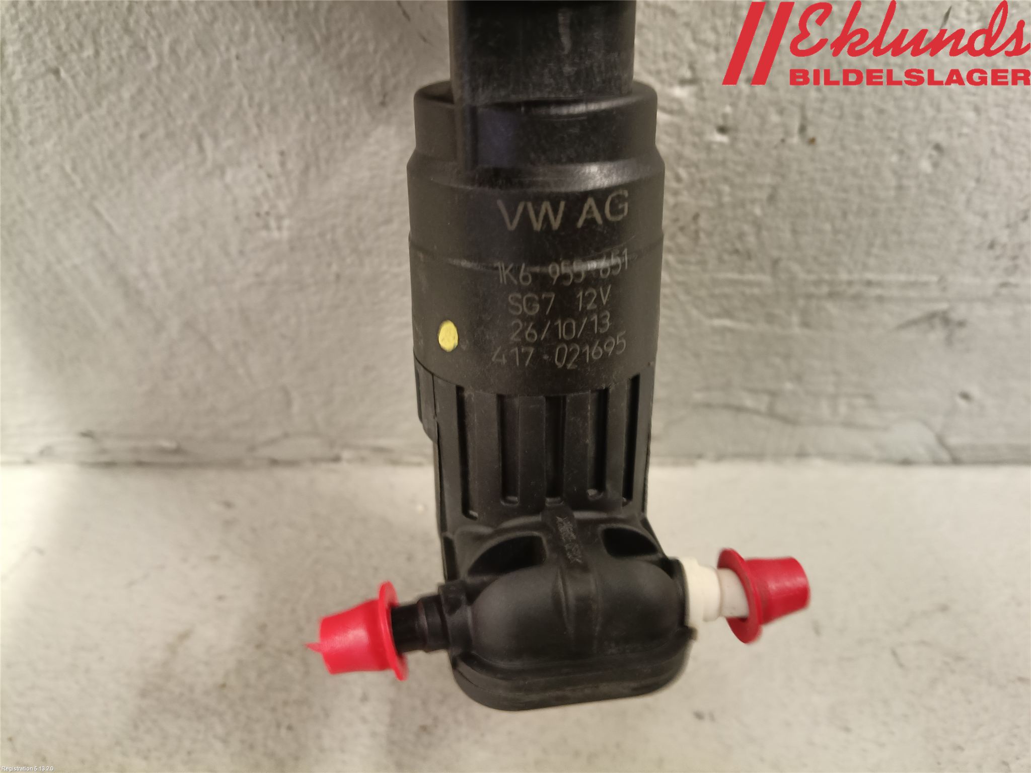 Volkswagen VW UP! / E-UP! Spolarpump Vindruta