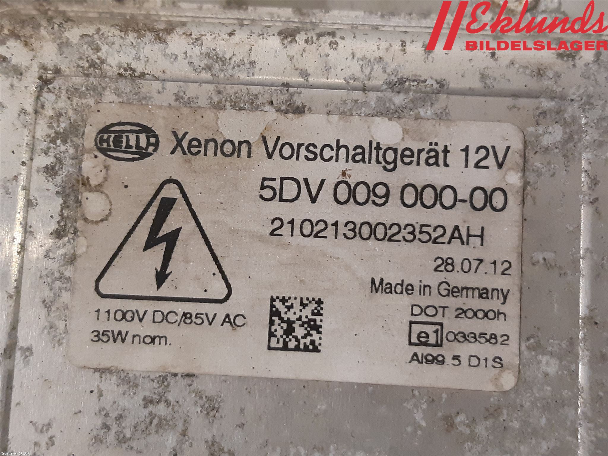 Ford S-MAX 06-15 Styrenhet Strålkastare