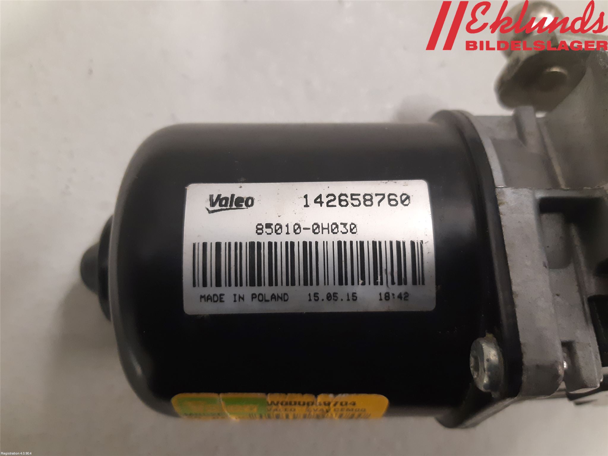 Toyota AYGO 15-21 Torkarmotor Vindruta