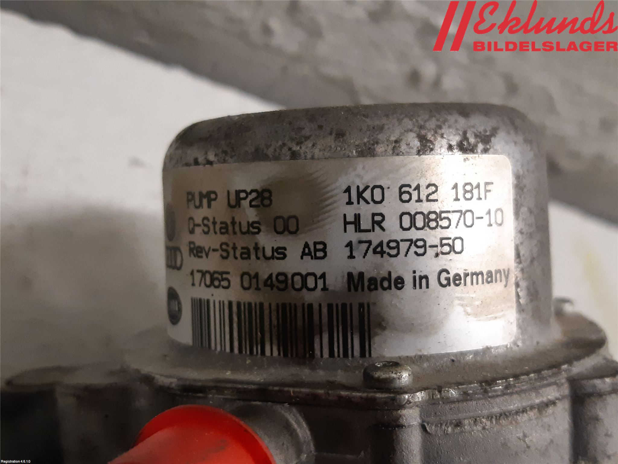 Audi A3/S3 8V 13-20 Vakuumpump