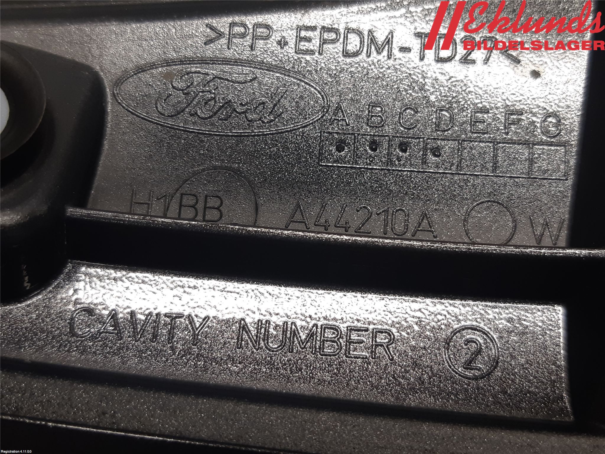 Ford FIESTA (VII) 18-23 Spoiler Baklucka