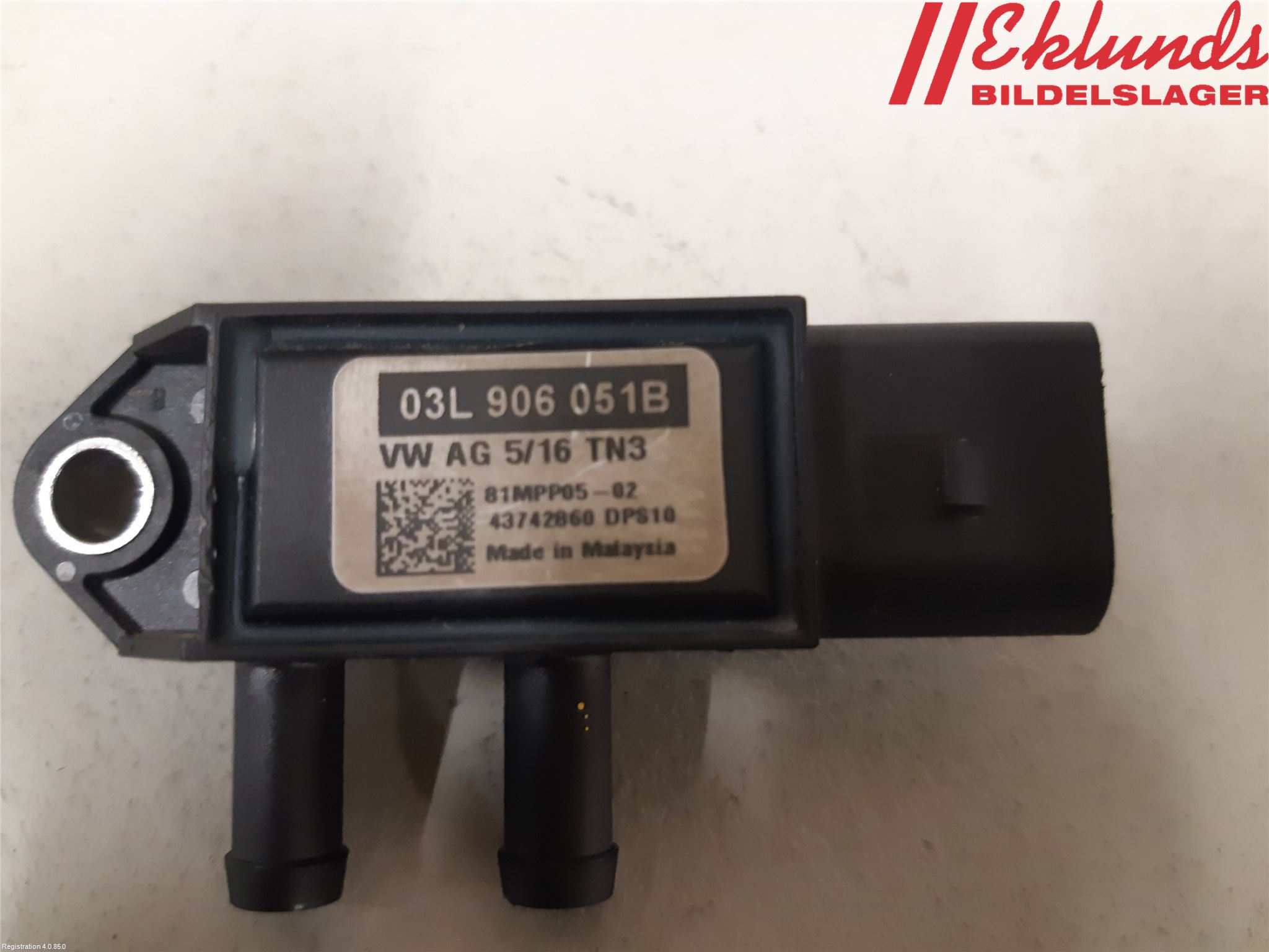 Volkswagen VW CADDY 16-20 Givare Temp-Tryck Avgas