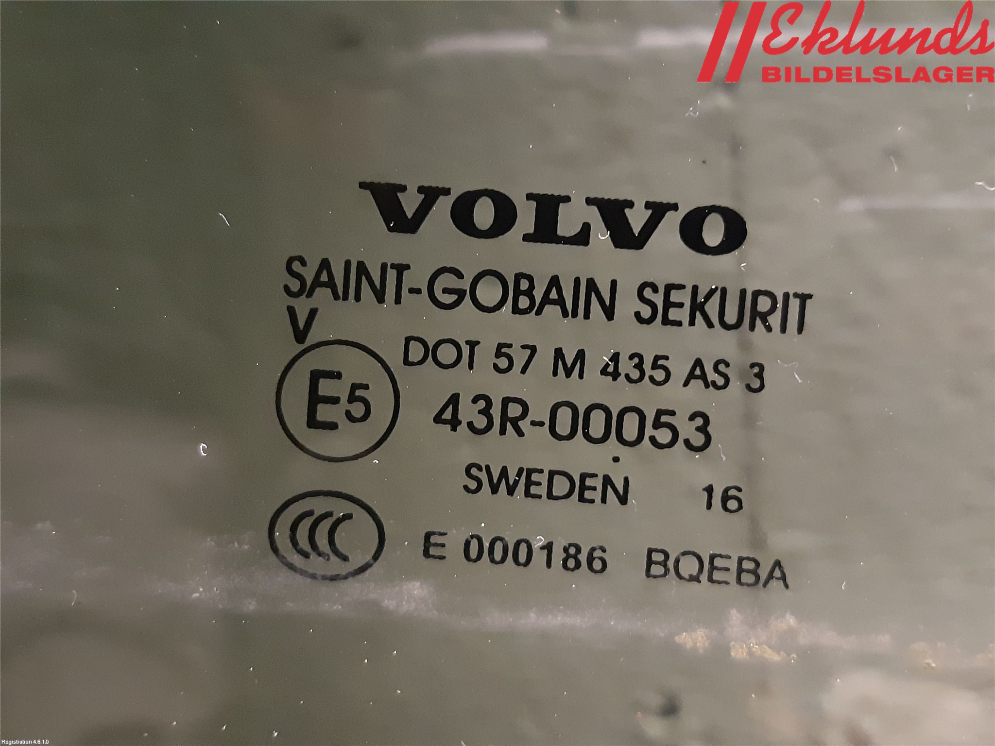 Volvo XC90/RECHARGE 16- Dörruta Bak Höger