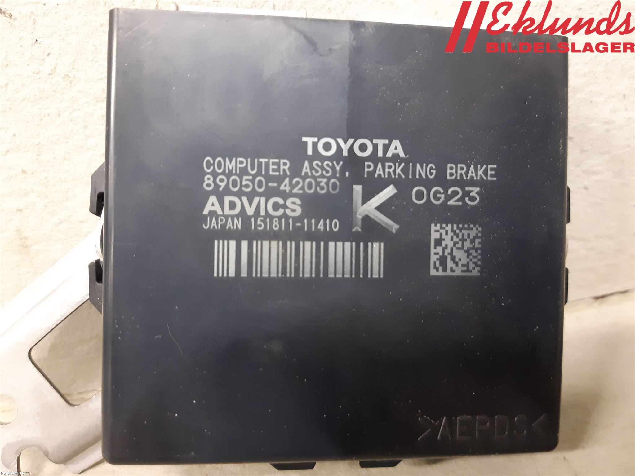 Toyota RAV4 19- Styrenhet Parkbroms Epb