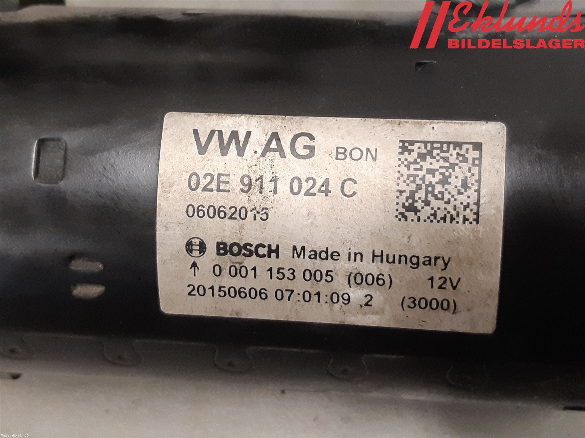 Volkswagen VW TIGUAN 07-16 Startmotor Diesel