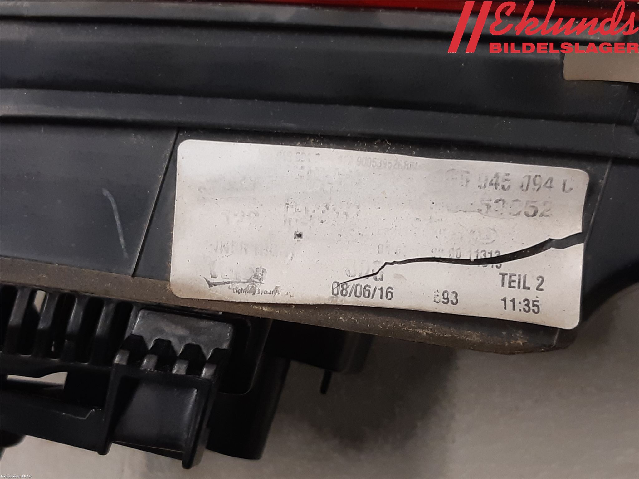 Audi A6/S6 4G 11-18 Bakljus Lucka Hö