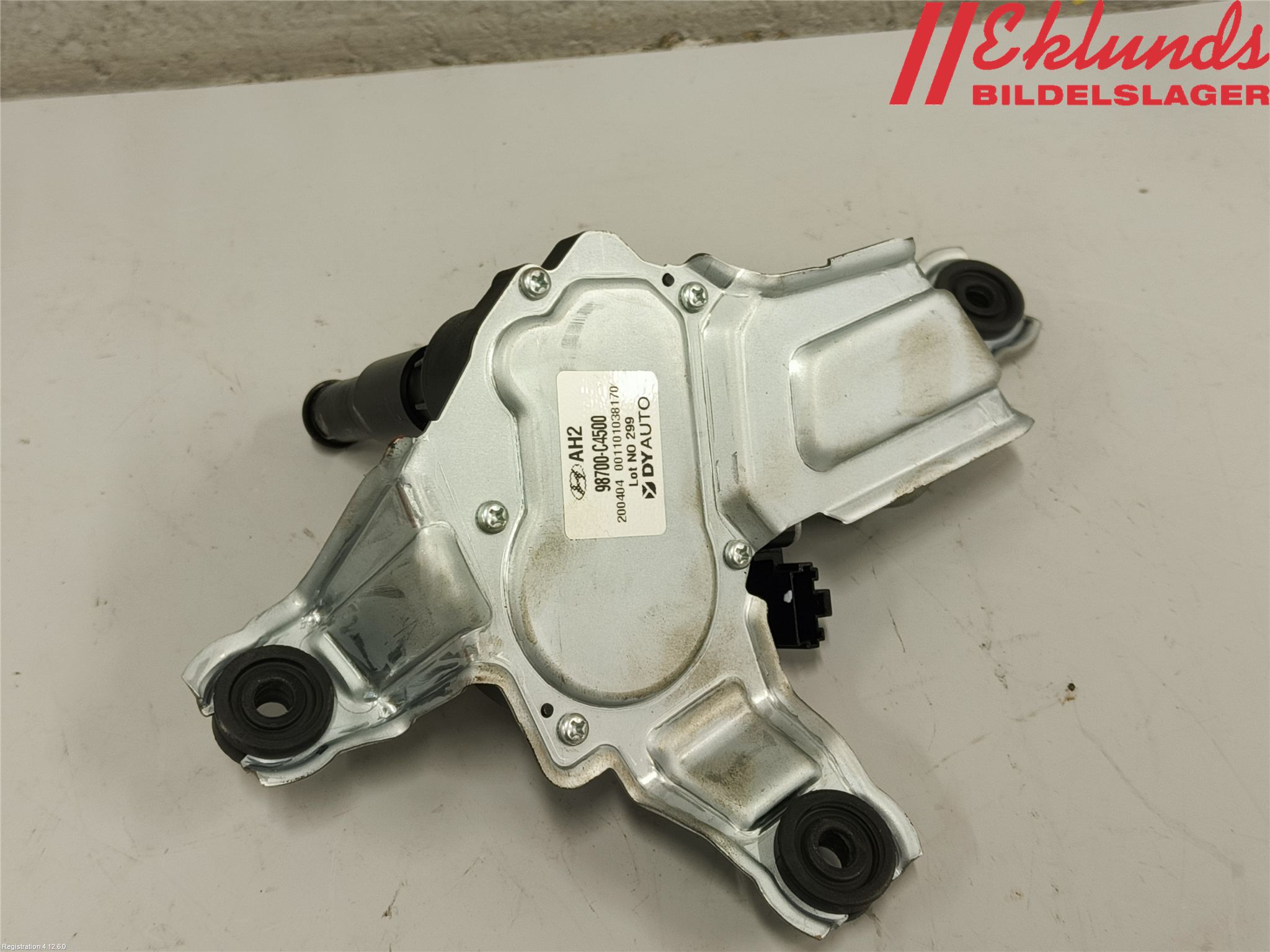 Hyundai i10 LA 20- Torkarmotor Baklucka