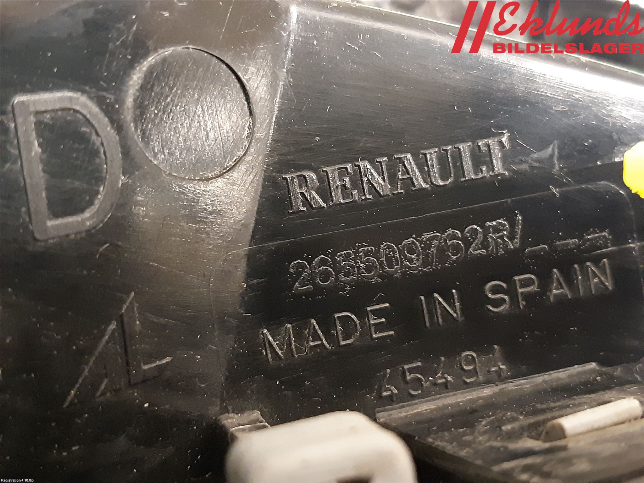 Renault CAPTUR 13-19 Bakljus Höger