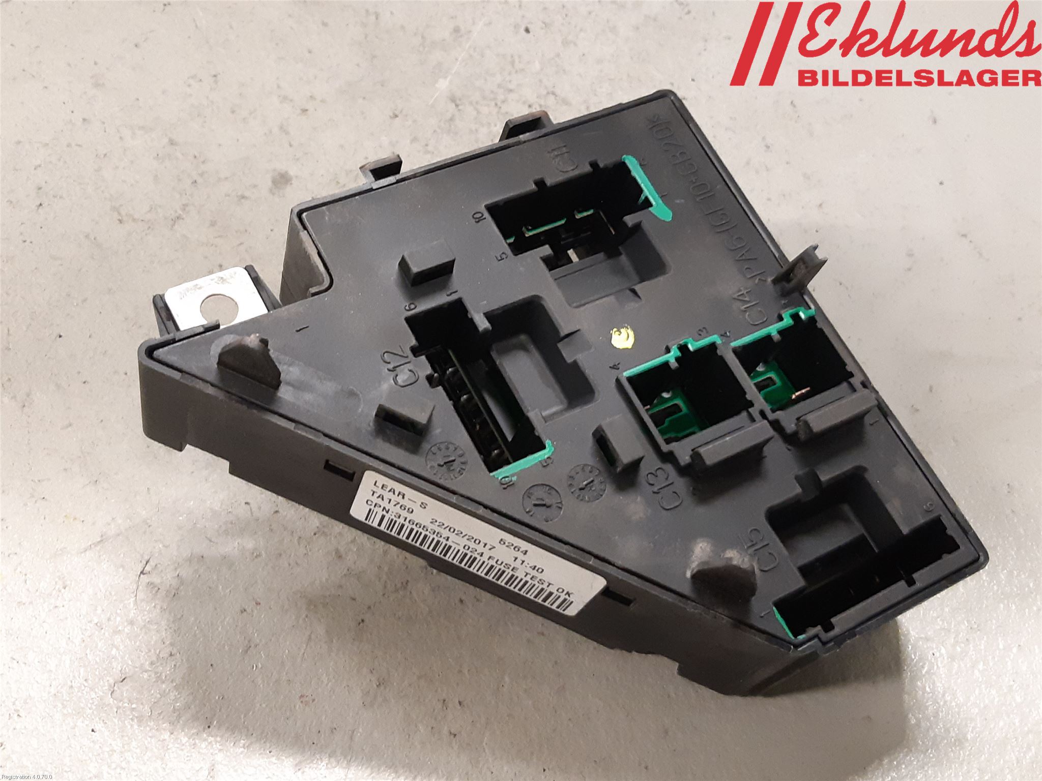 Volvo V90 17->> Säkringsdosa-Elcentral