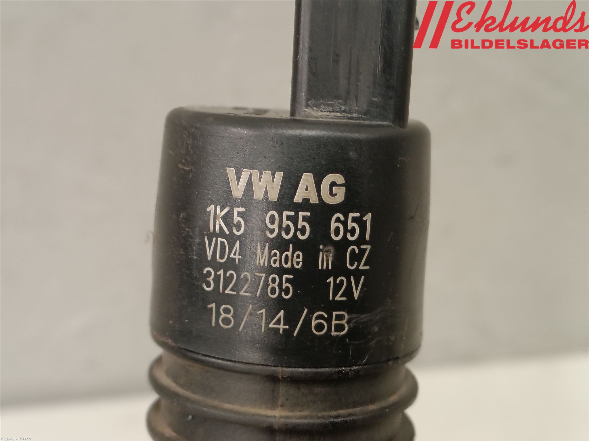 Volkswagen VW PASSAT 15-19 Spolarpump Vindruta