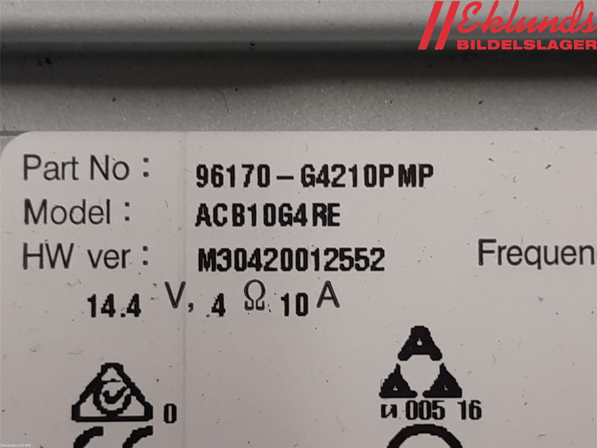 Hyundai i30 PD 17- Cd Radio - Multimediapanel