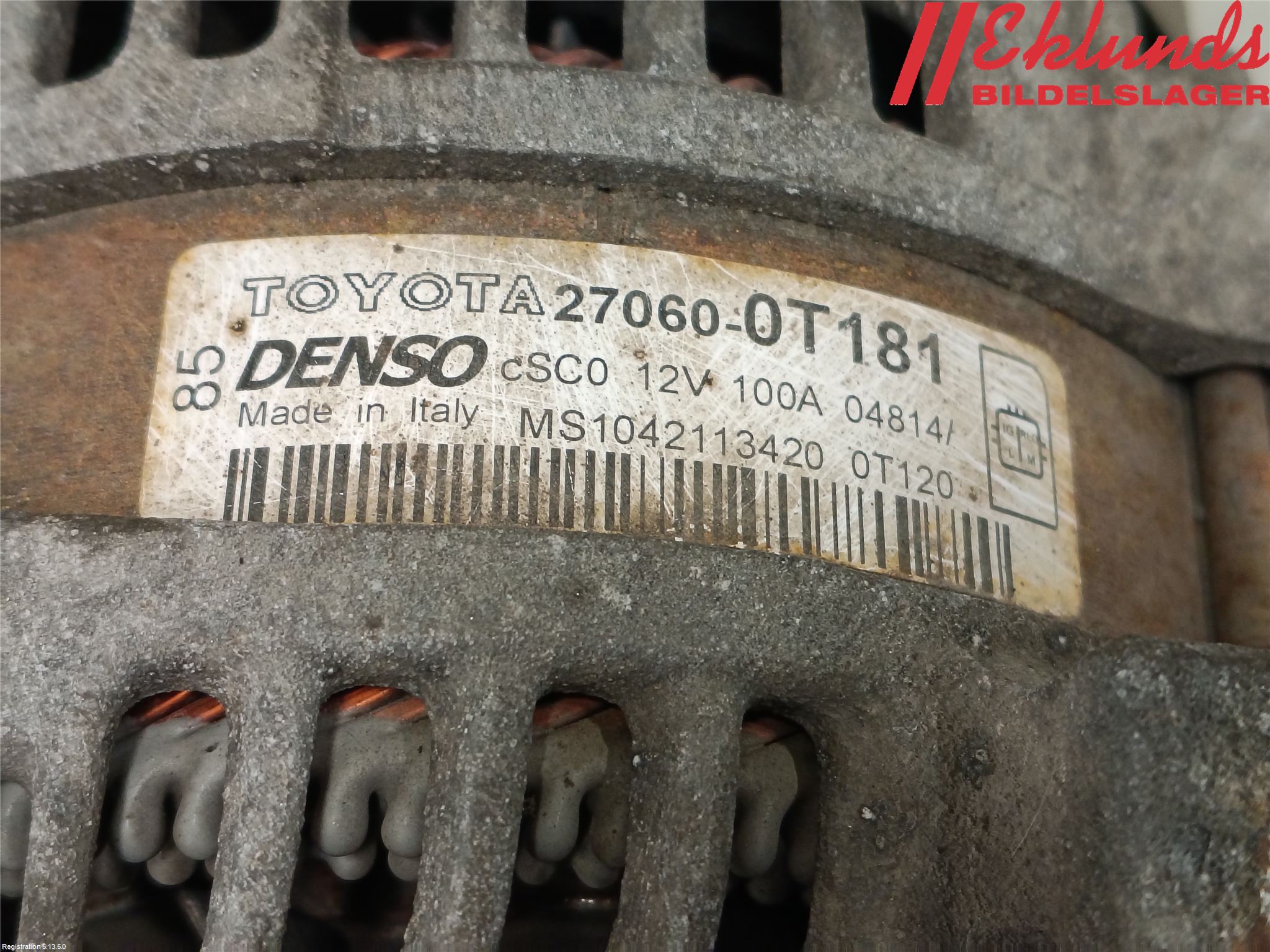 Toyota VERSO 09-18 Generator