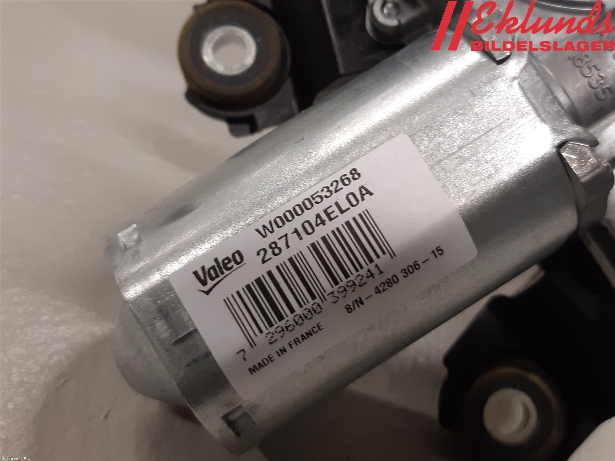 Nissan QASHQAI 14-17 Torkarmotor Baklucka