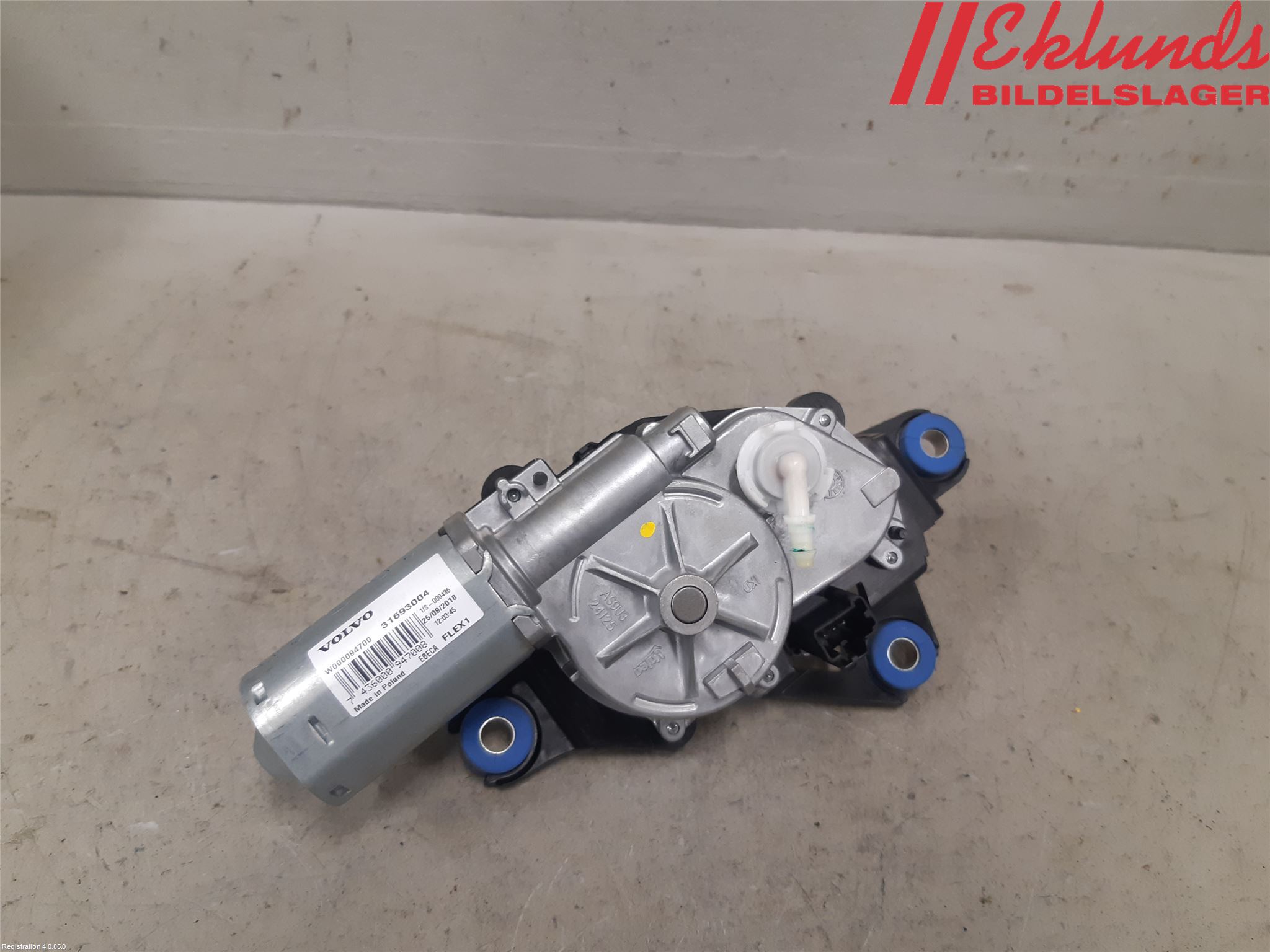 Volvo V60 19- Torkarmotor Baklucka