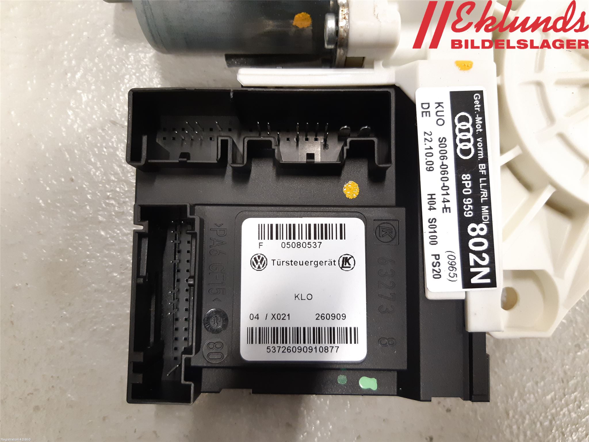 Audi A3/S3 05-13 Fönsterhissmotor