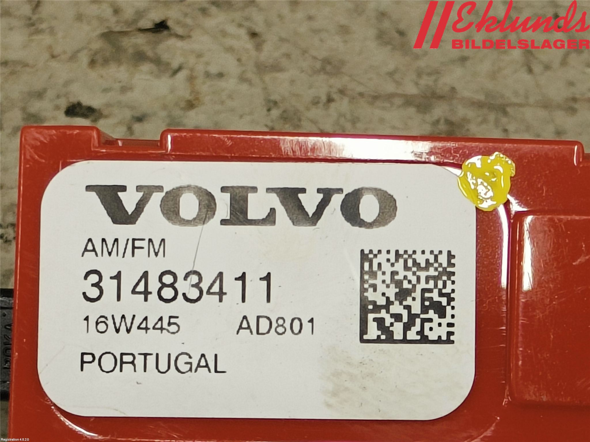 Volvo XC90/RECHARGE 16- Antenn