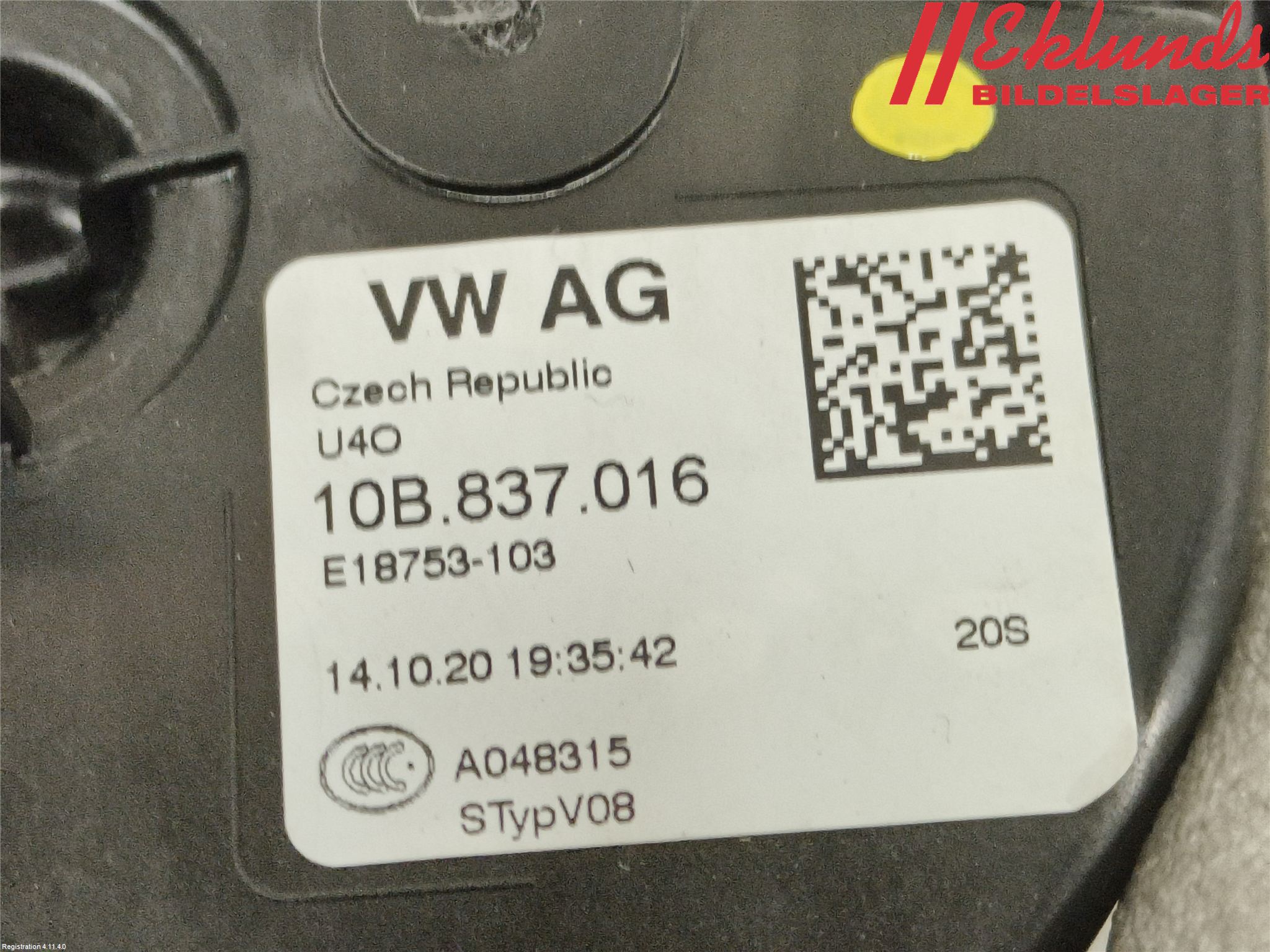 Volkswagen VW ID.3 21- Låskista-Dörrlås