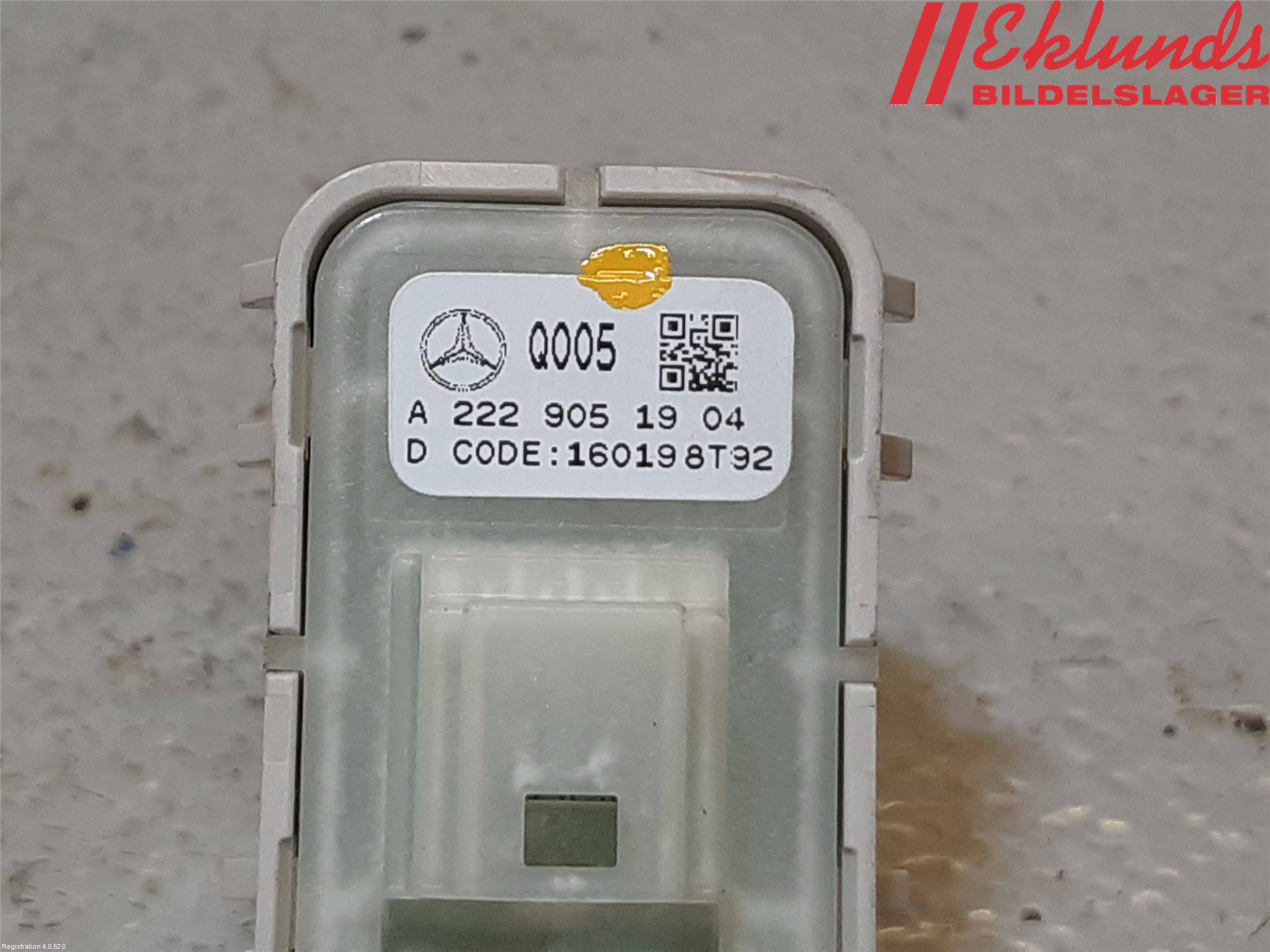 Mercedes-Benz MB E-KLASS (W213) 16-23 Strömställare Elhiss