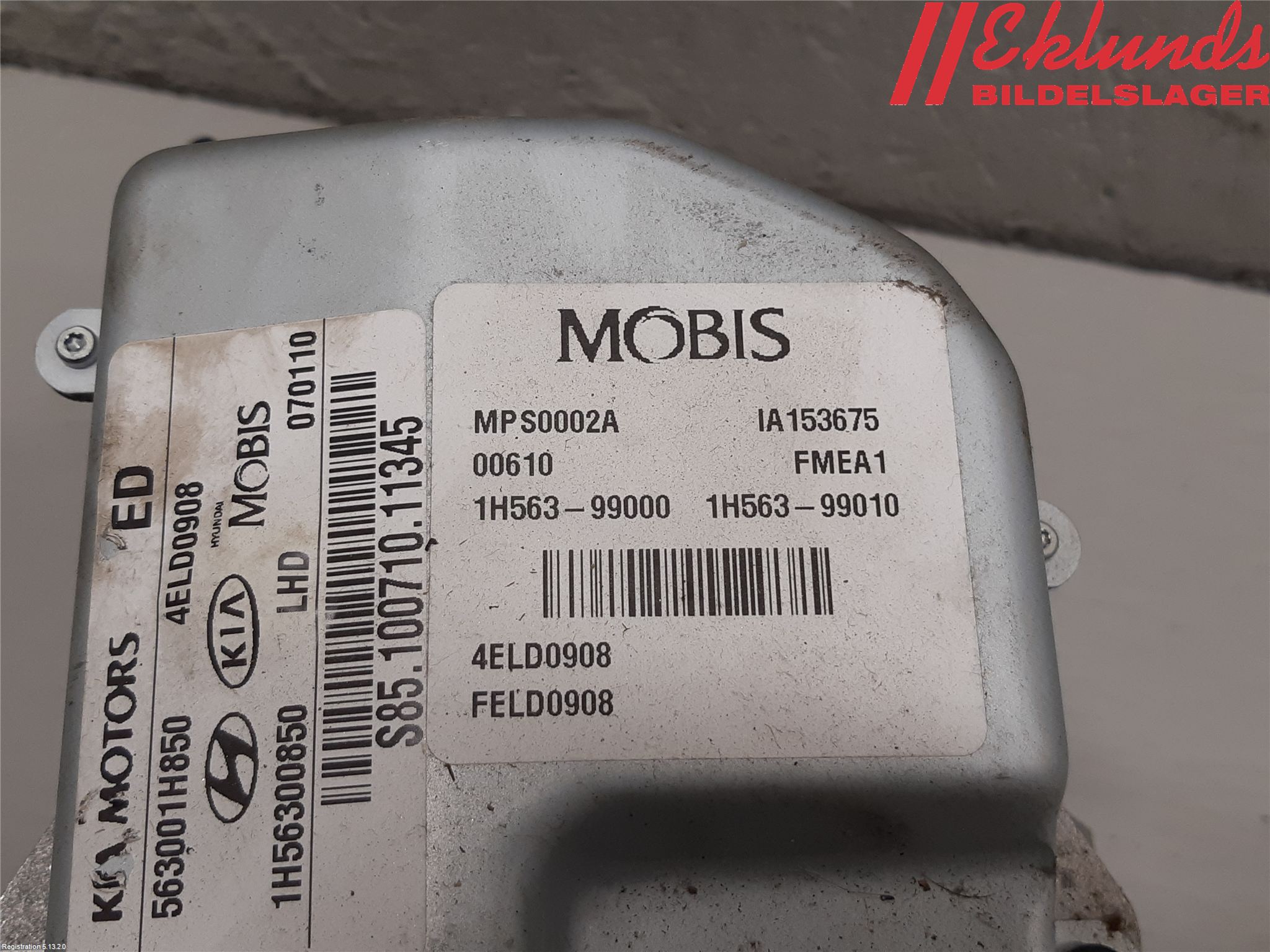 Kia CEED 06-12 Rattaxelagg Med Inb Servo