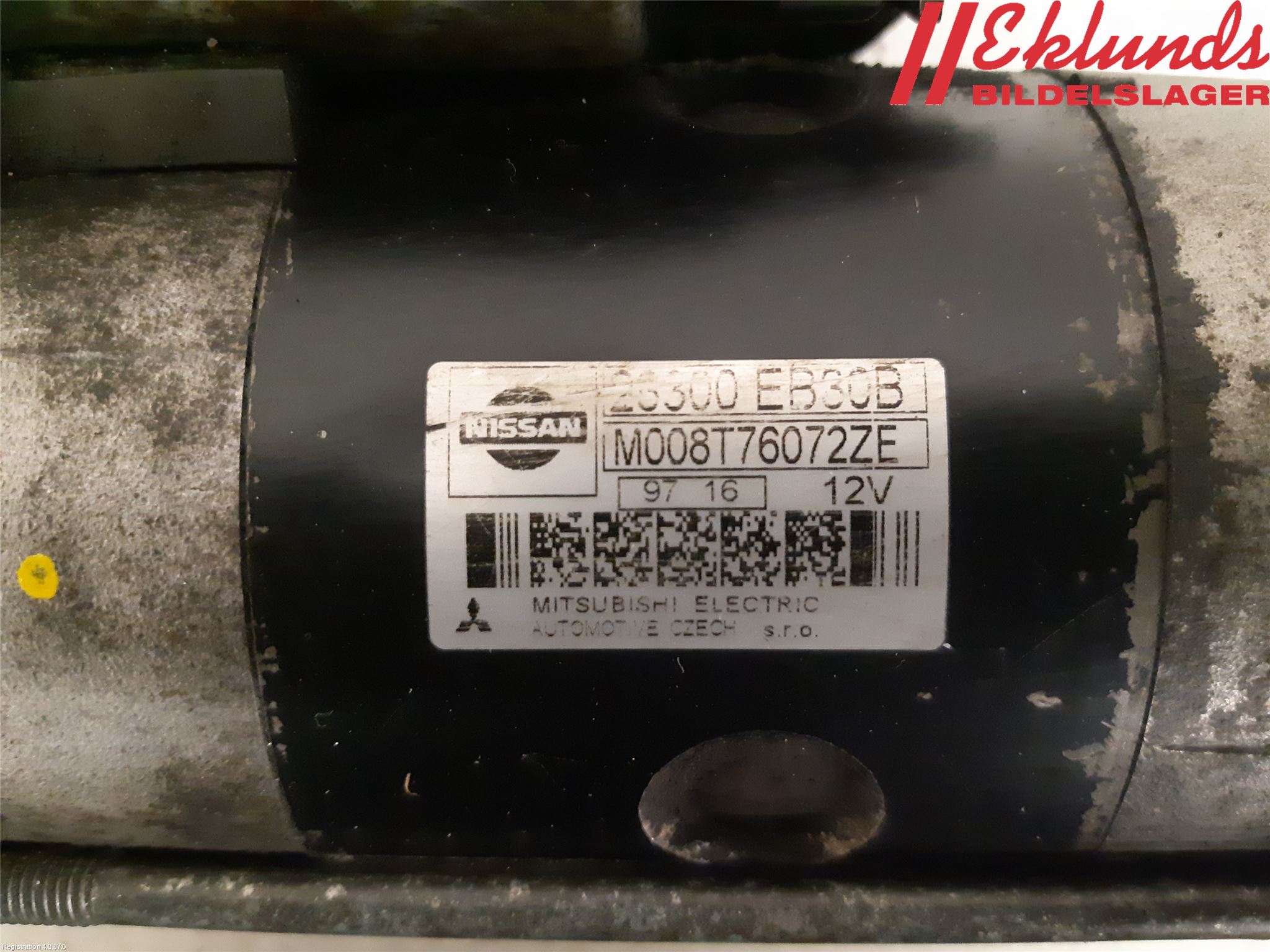 Nissan NAVARA 05-16 Startmotor Diesel