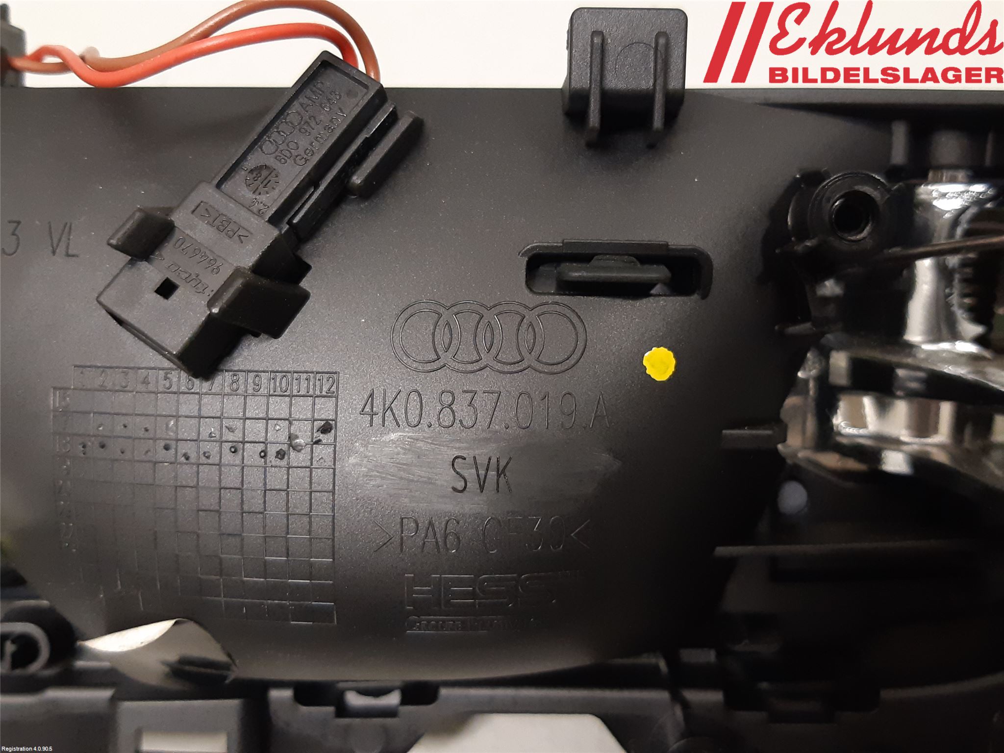 Audi A6 F2/C8 19- Dörrhandtag Inre Vä