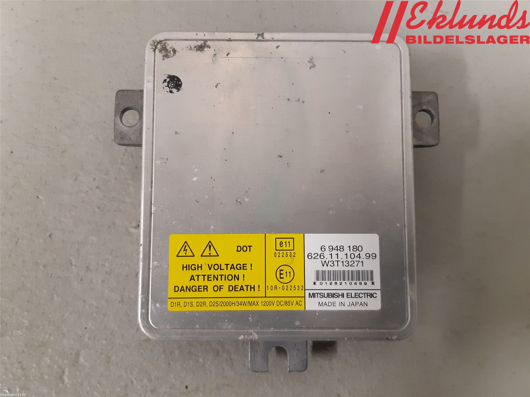 Volvo V70 08-13 Styrenhet Strålkastare