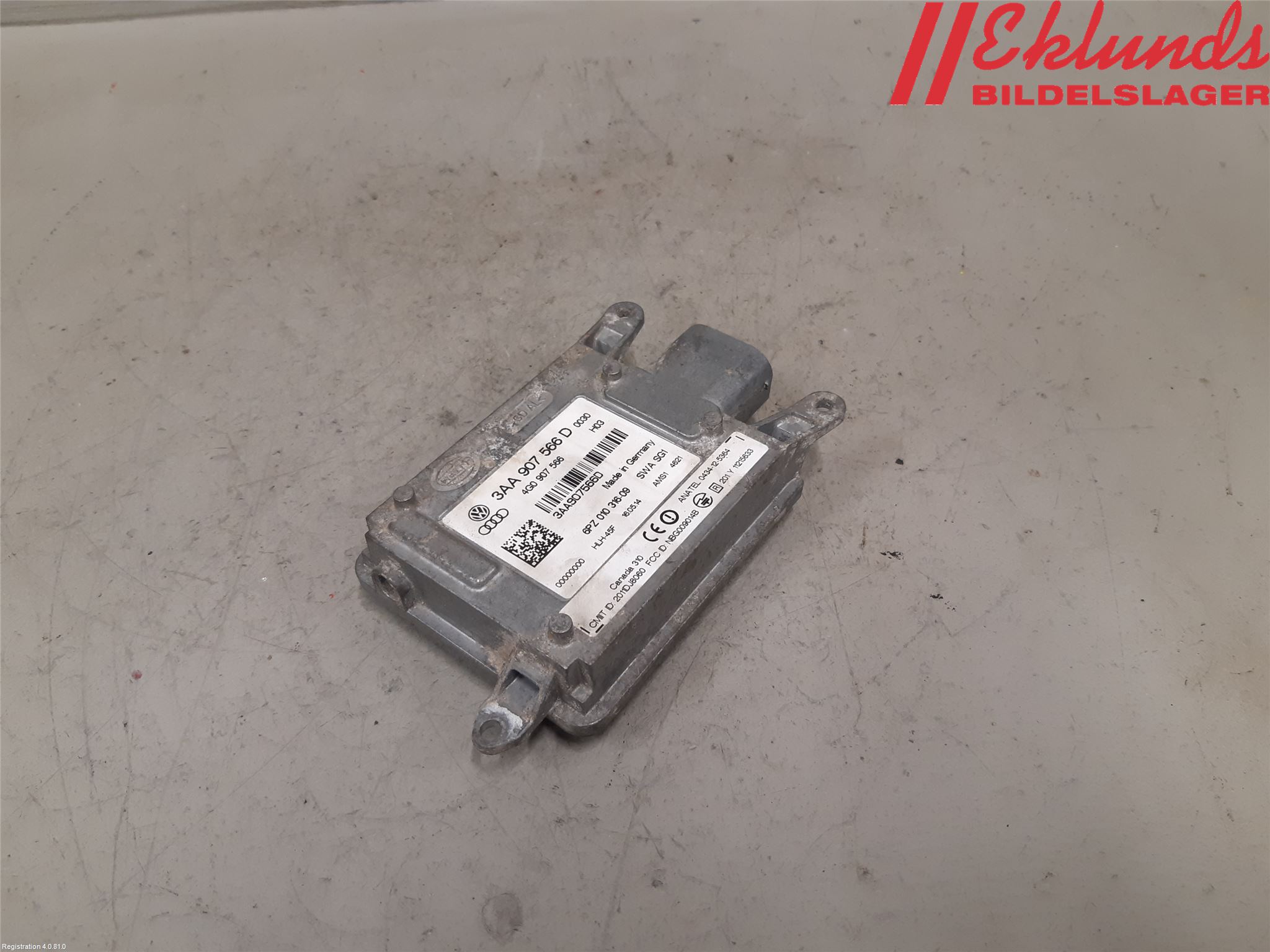 Volkswagen VW PASSAT 11-14 Sensor Adaptiv Farthållare