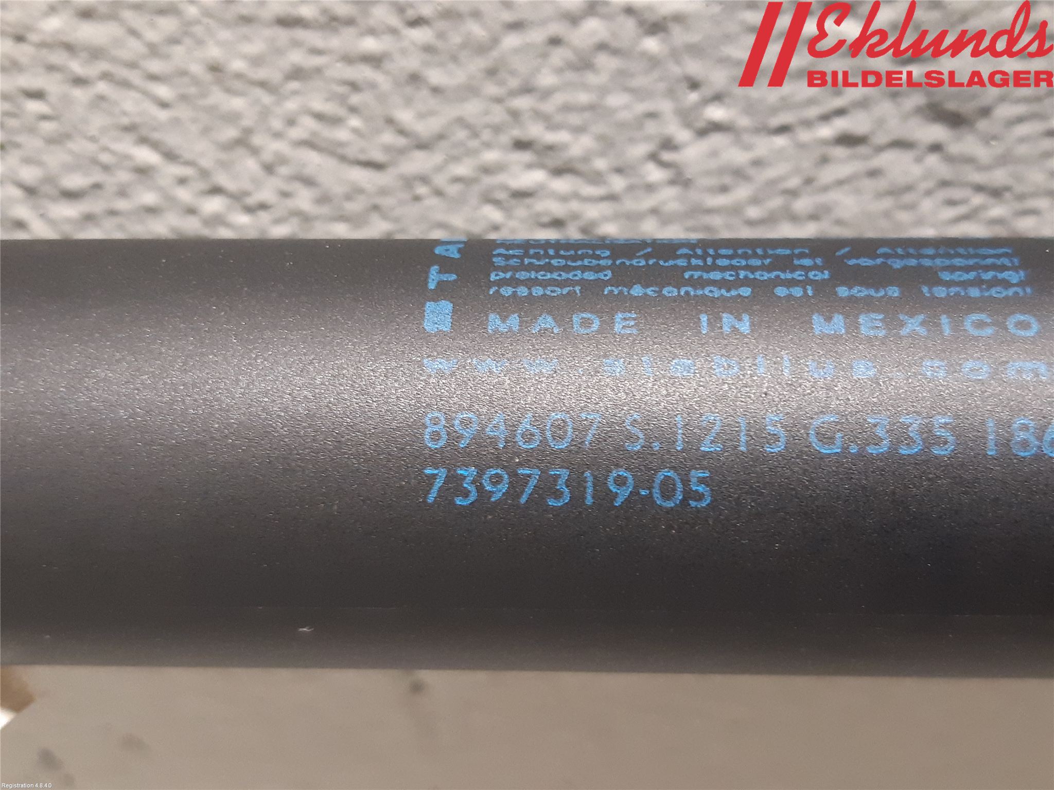 BMW X3 G01 18- Gasfjäder Baklucka