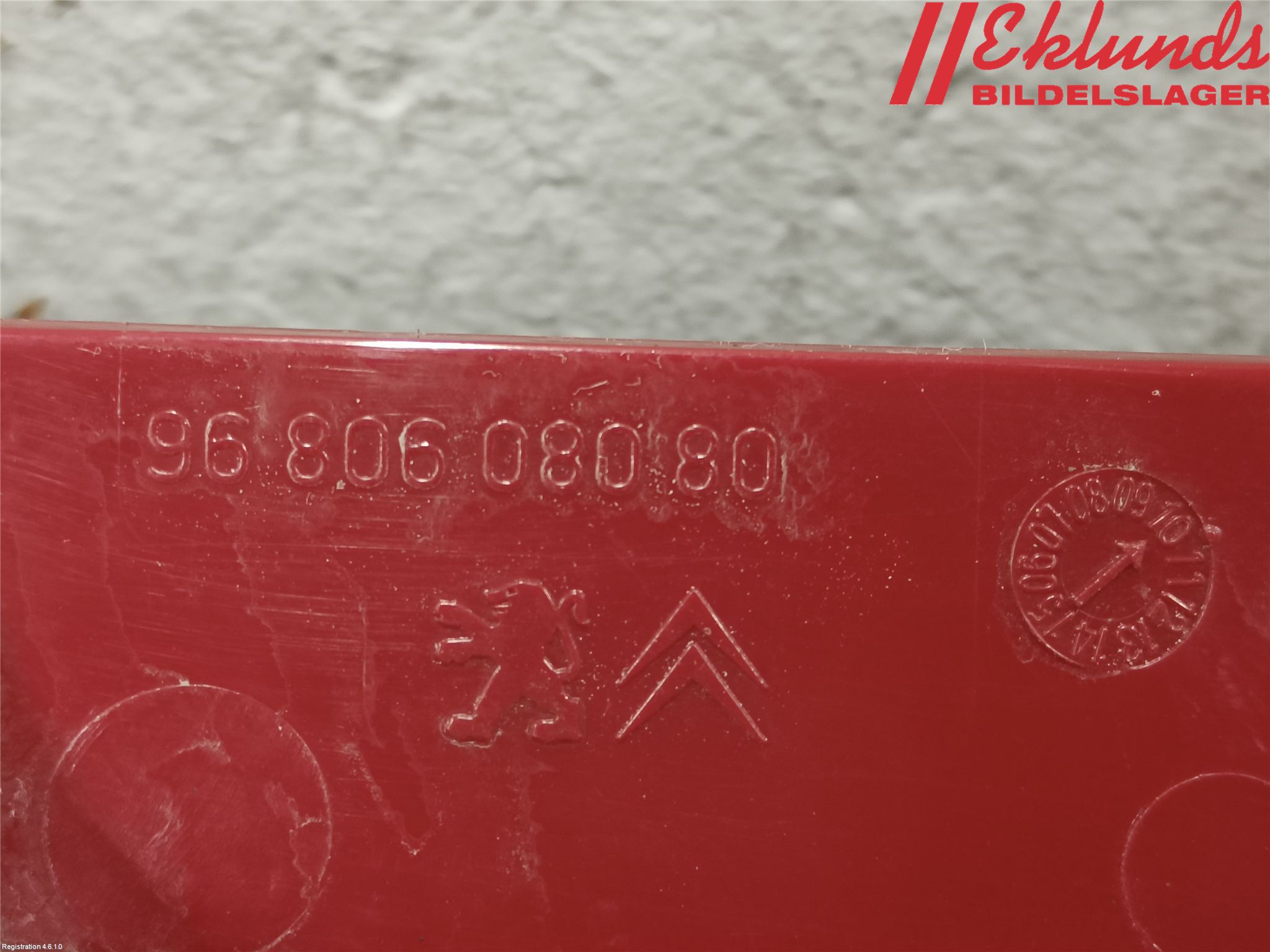 Peugeot PARTNER 08-15 Bakljus Vänster