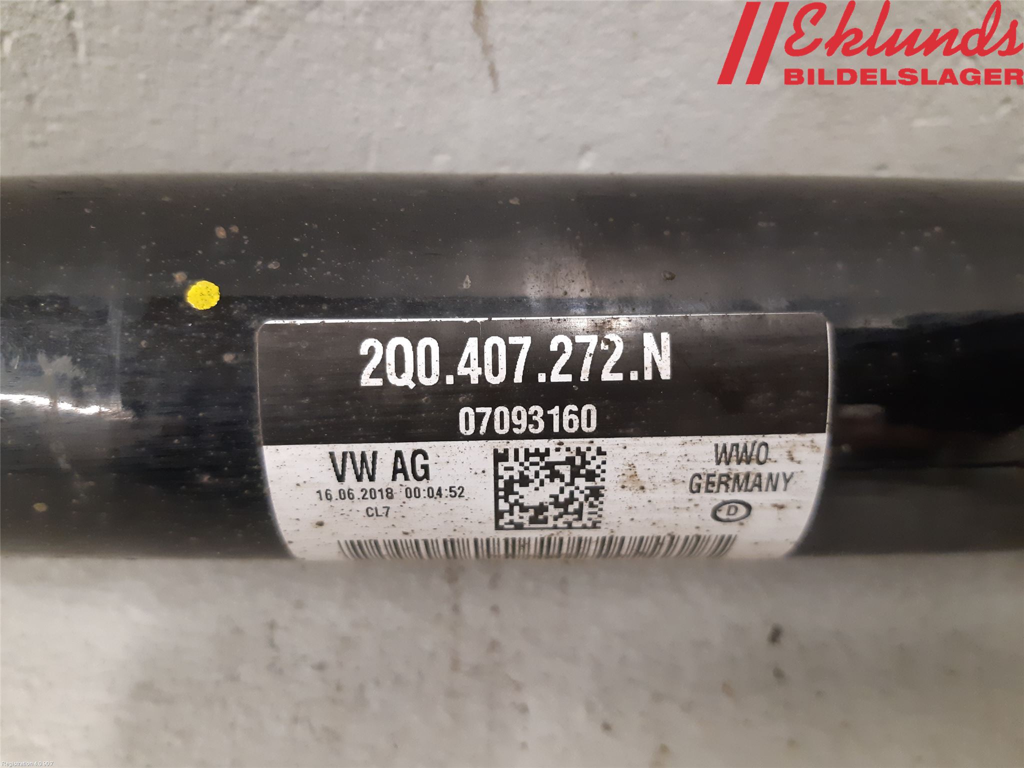 Volkswagen VW POLO VI 18->> Drivaxel Fram Höger