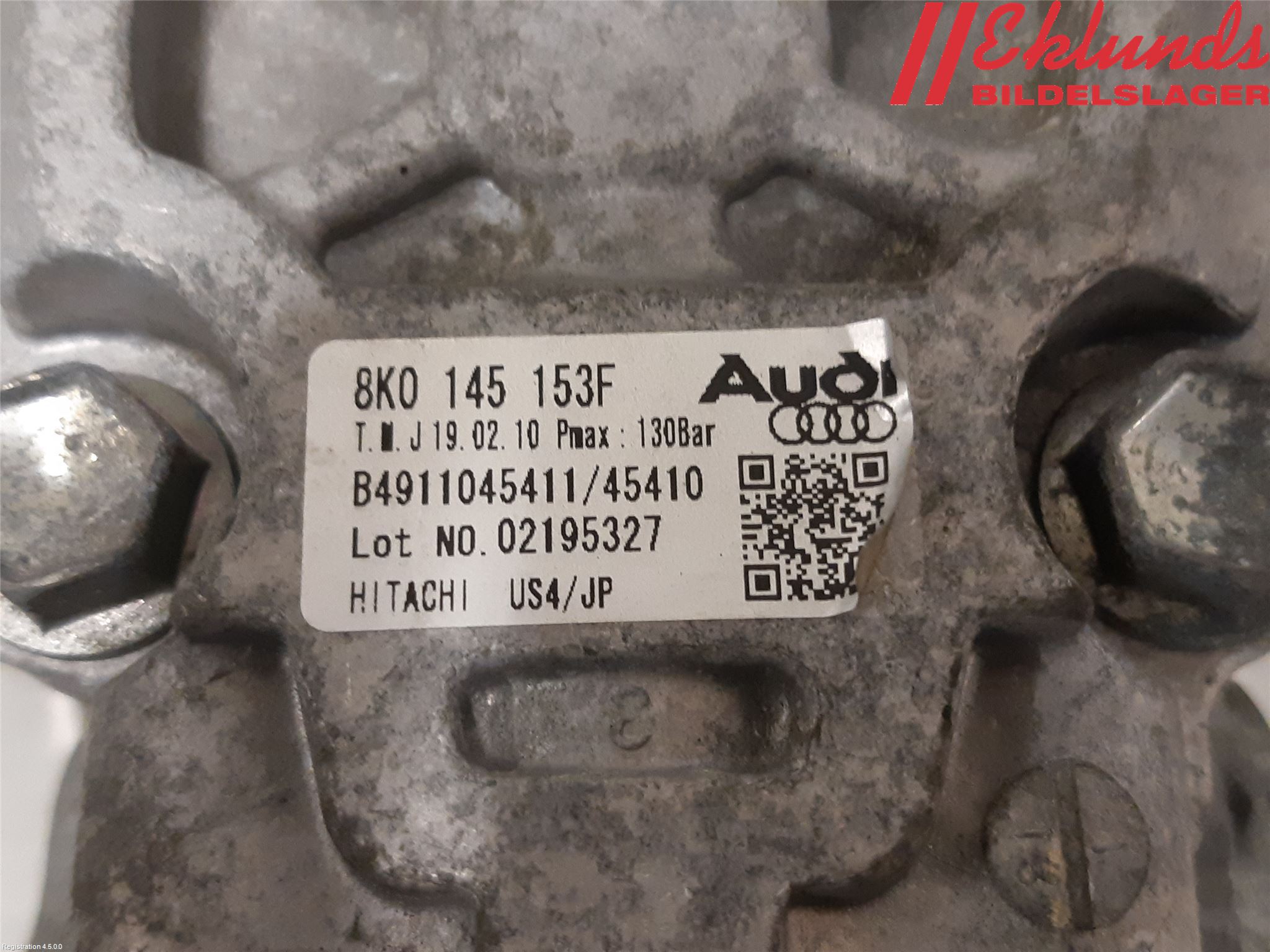 Audi A4/S4 08-11 Styrservopump
