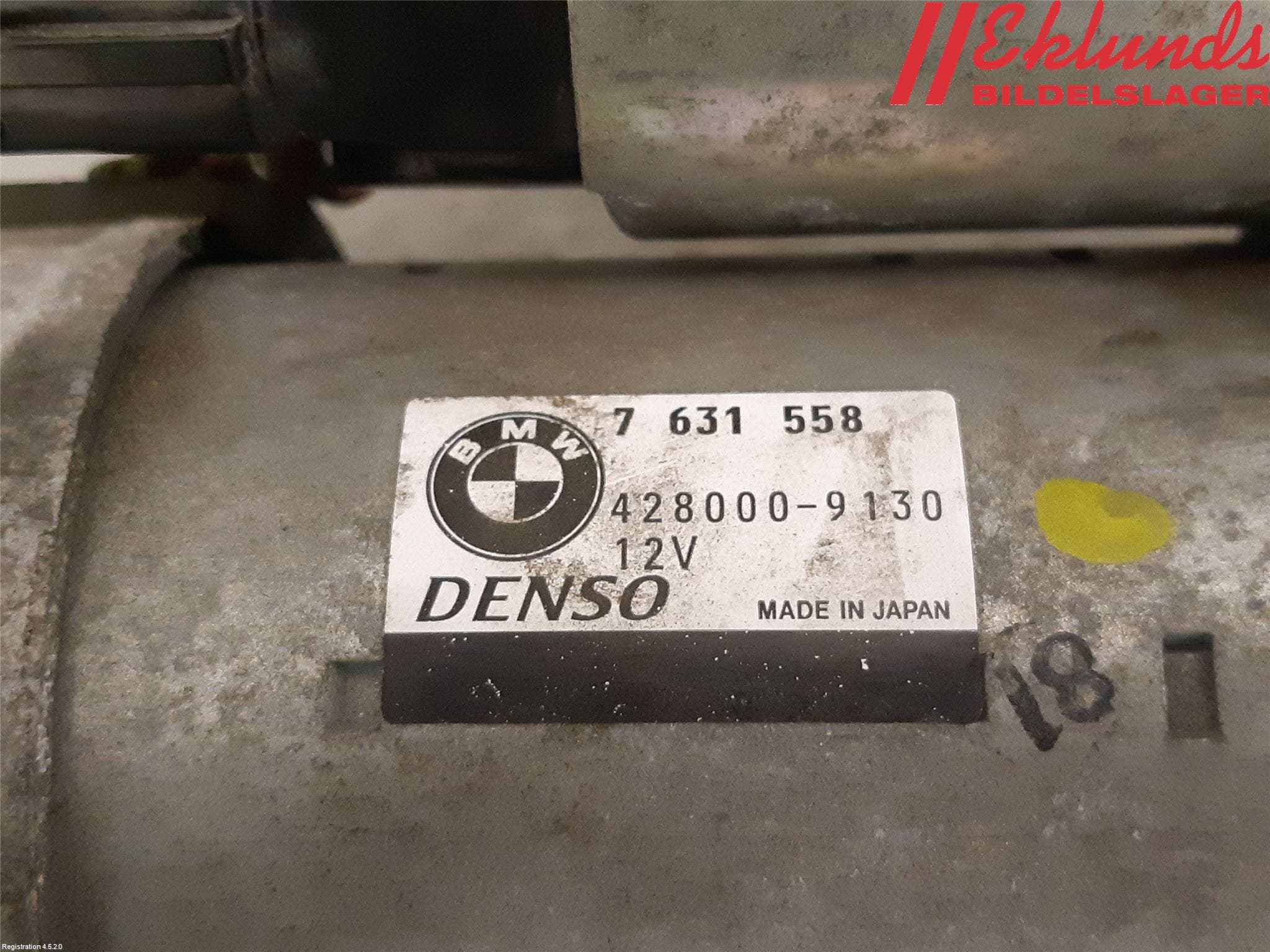 BMW 4 F32/F33/F82/F83 13-20 Startmotor