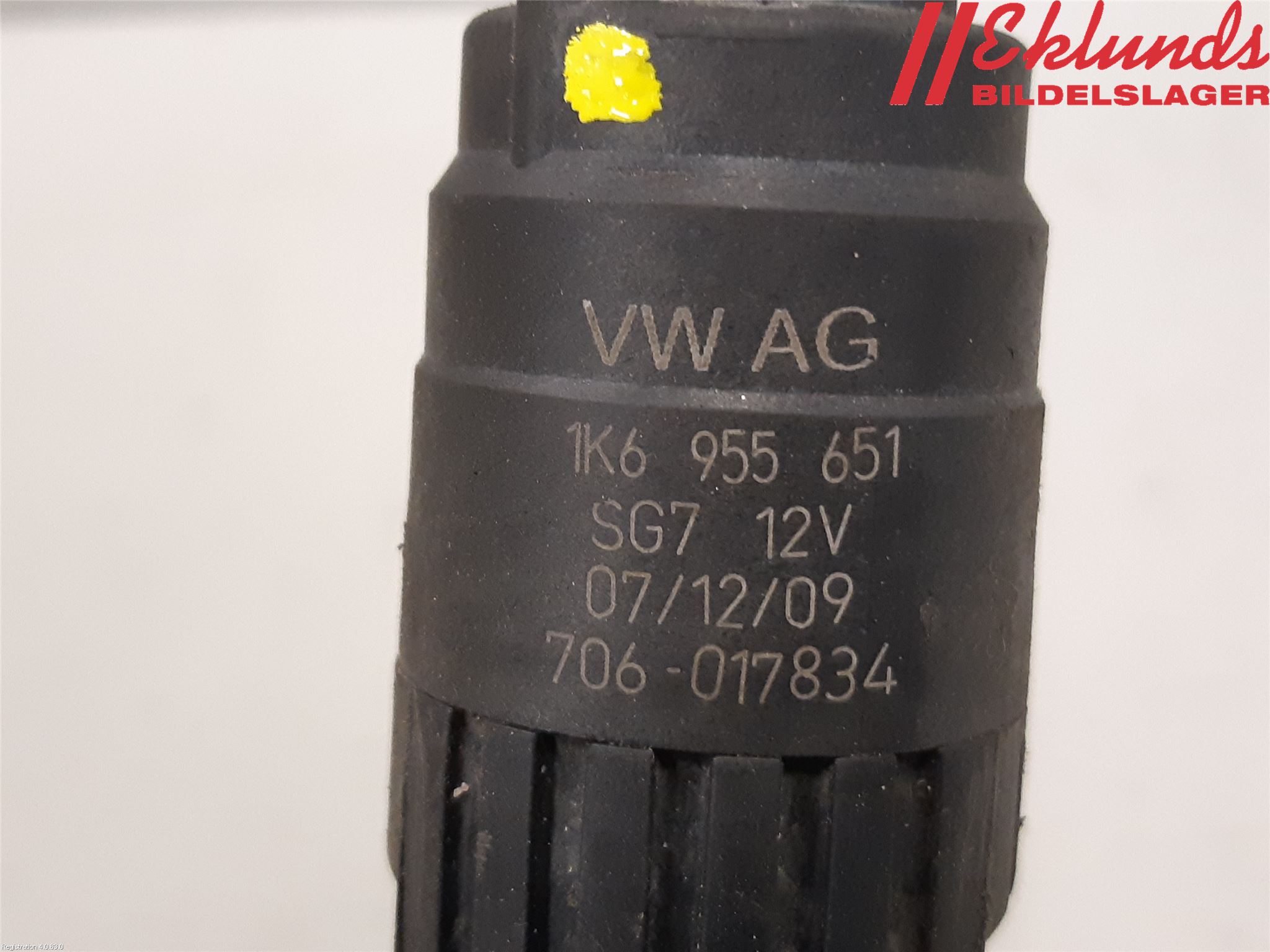 Volkswagen VW POLO 10-17 Spolarpump Vindruta
