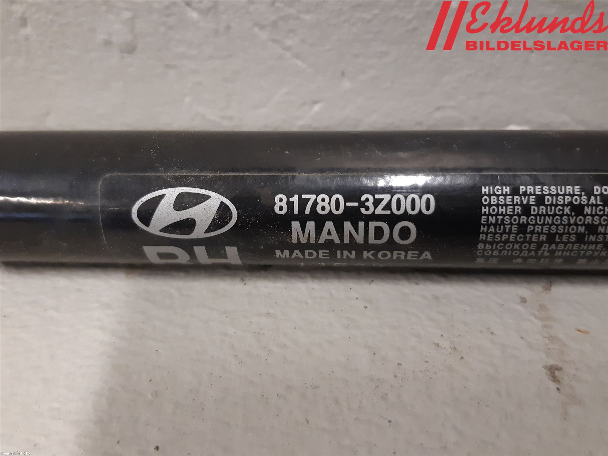 Hyundai i40 08-15 Gasfjäder Baklucka