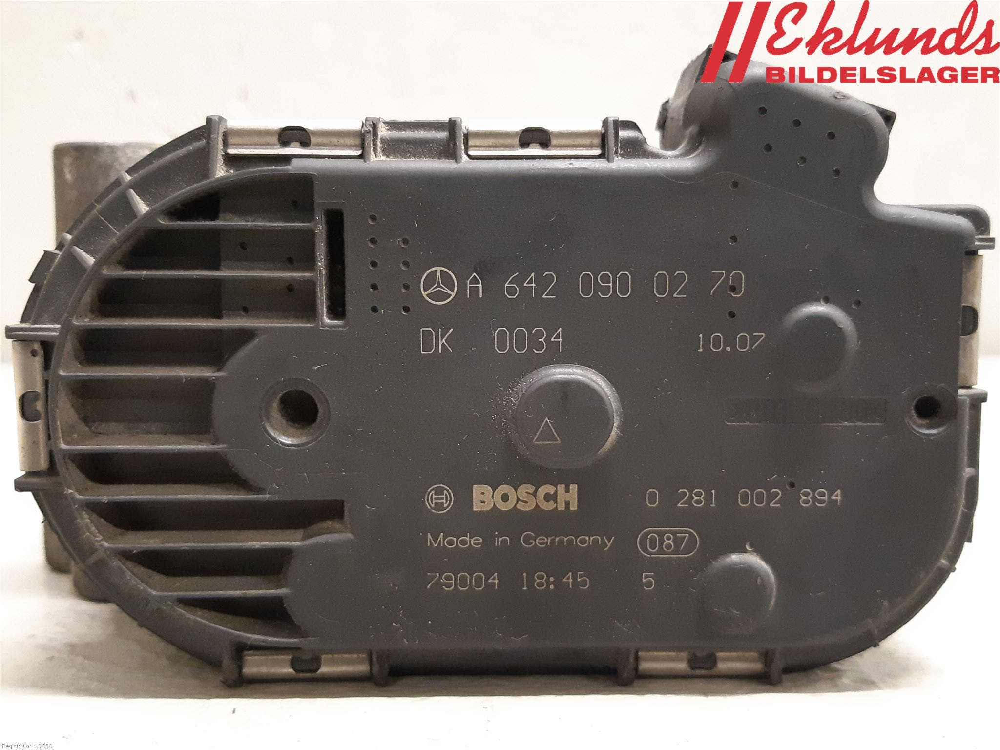 Mercedes-Benz MB C-KLASS (W204) 07-15 Injspjällhus