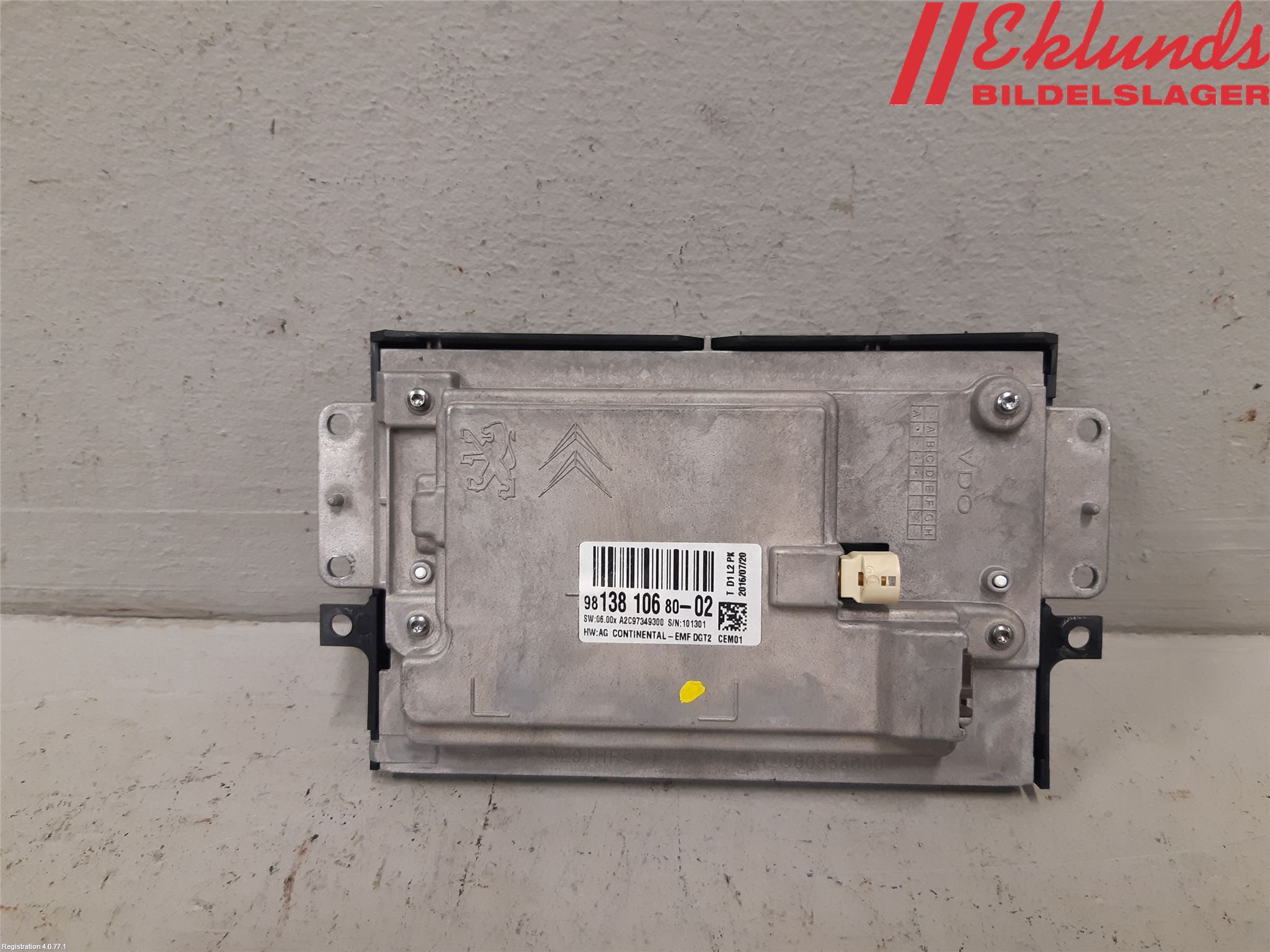 Citroen C4 II 11-18 Multifunktionsdisplay