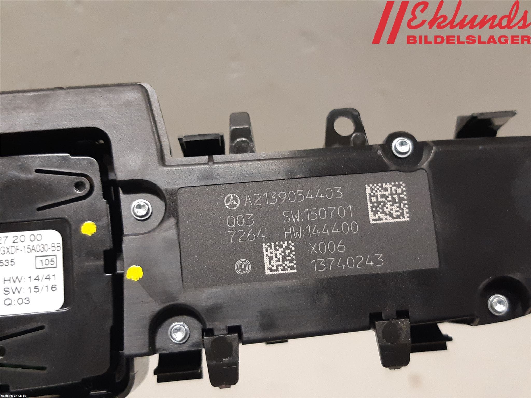 Mercedes-Benz MB E-KLASS (W213) 16-23 Strömställare Multifunktion