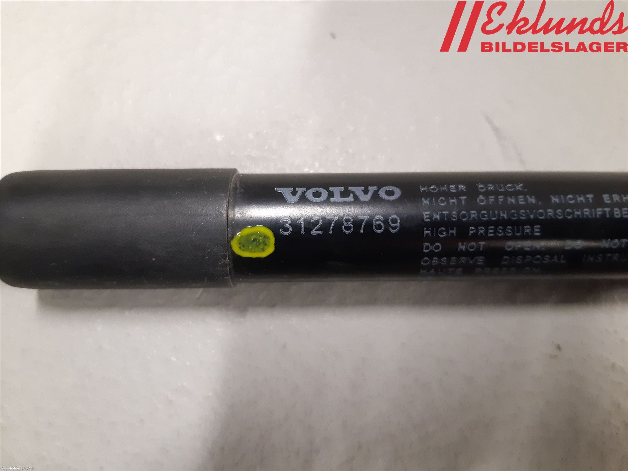 Volvo V60 14-18 Gasfjäder Motorhuv